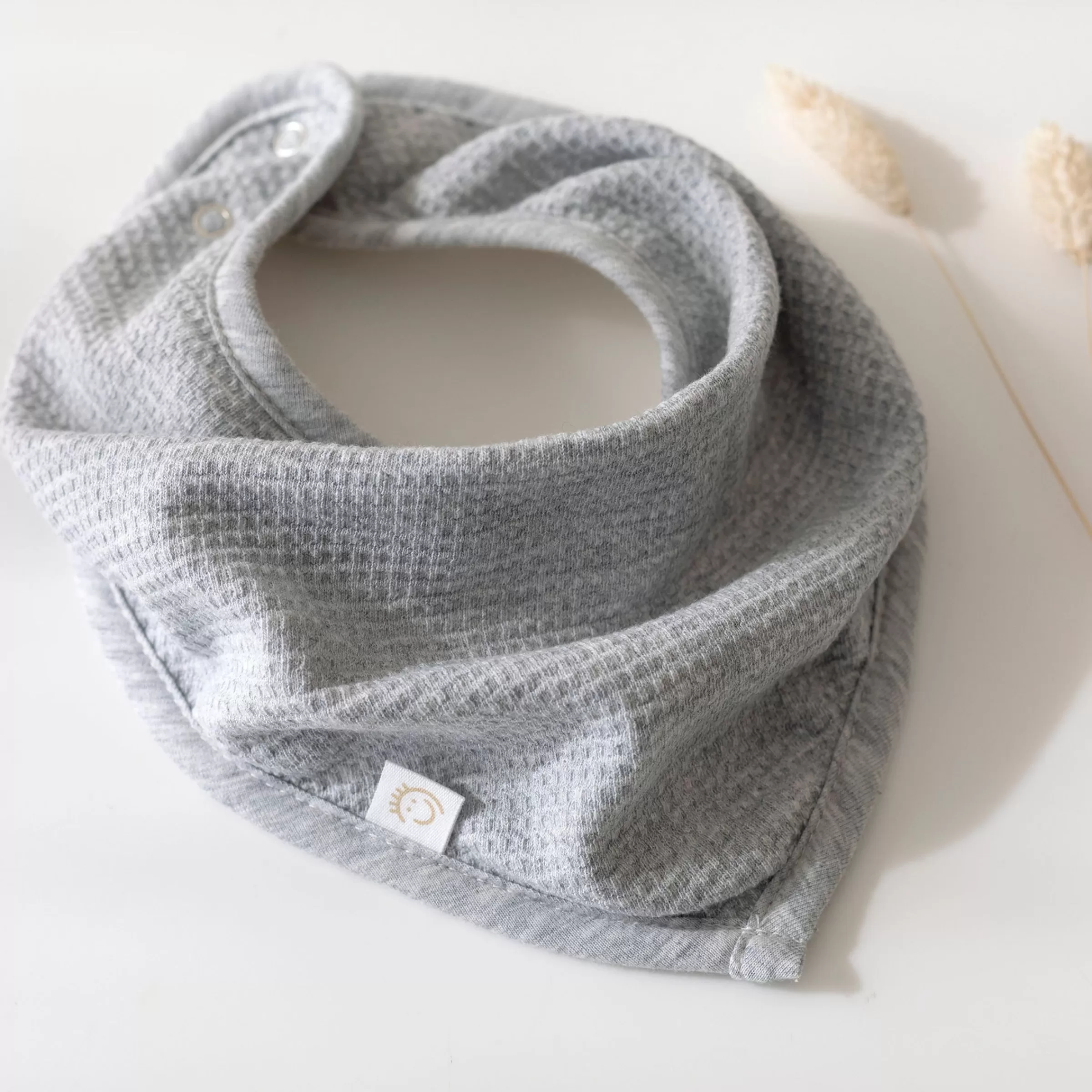 BEMINI Bandana Waterproof Waffle Bio 25Cm Wafle Mix Grey Cheap