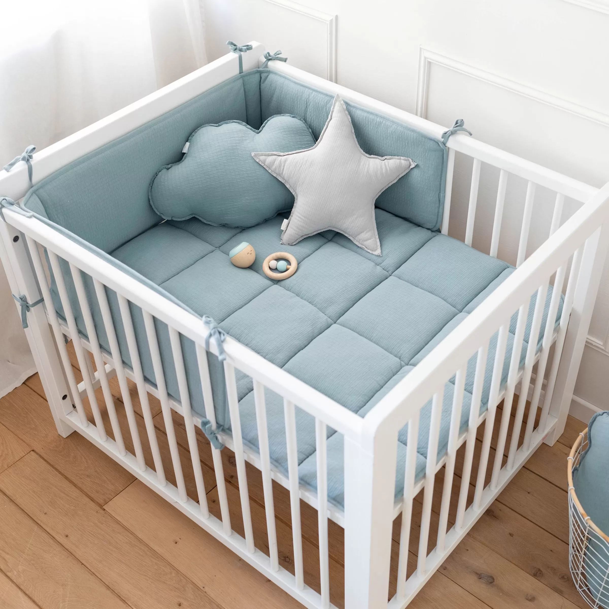 BEMINI Bett & Laufgitter Nestchen Pady Tetra Jersey 30X180Cm Cadum Wonder Fashion