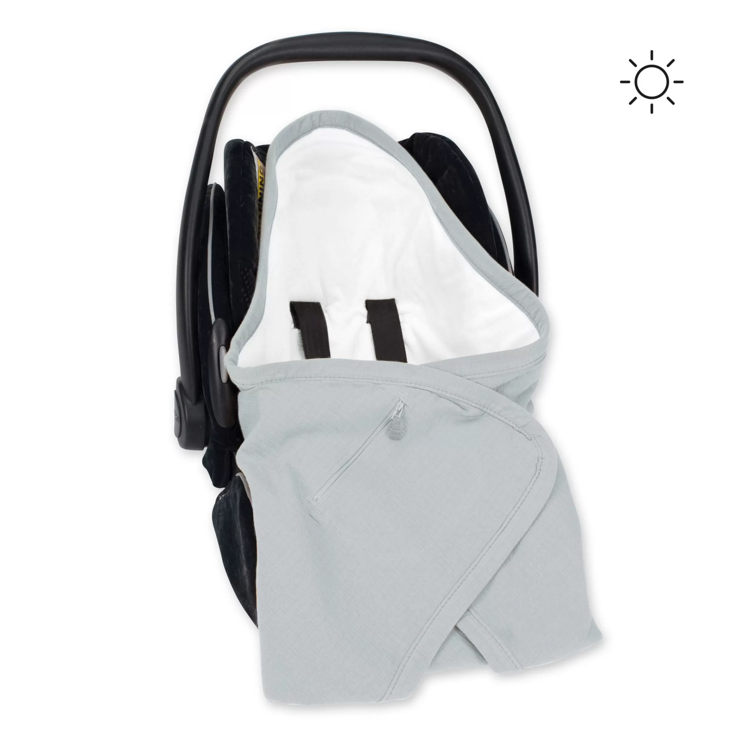 BEMINI Biside Tetra Jersey + Terry 0-12M Cadum Grizou Sale