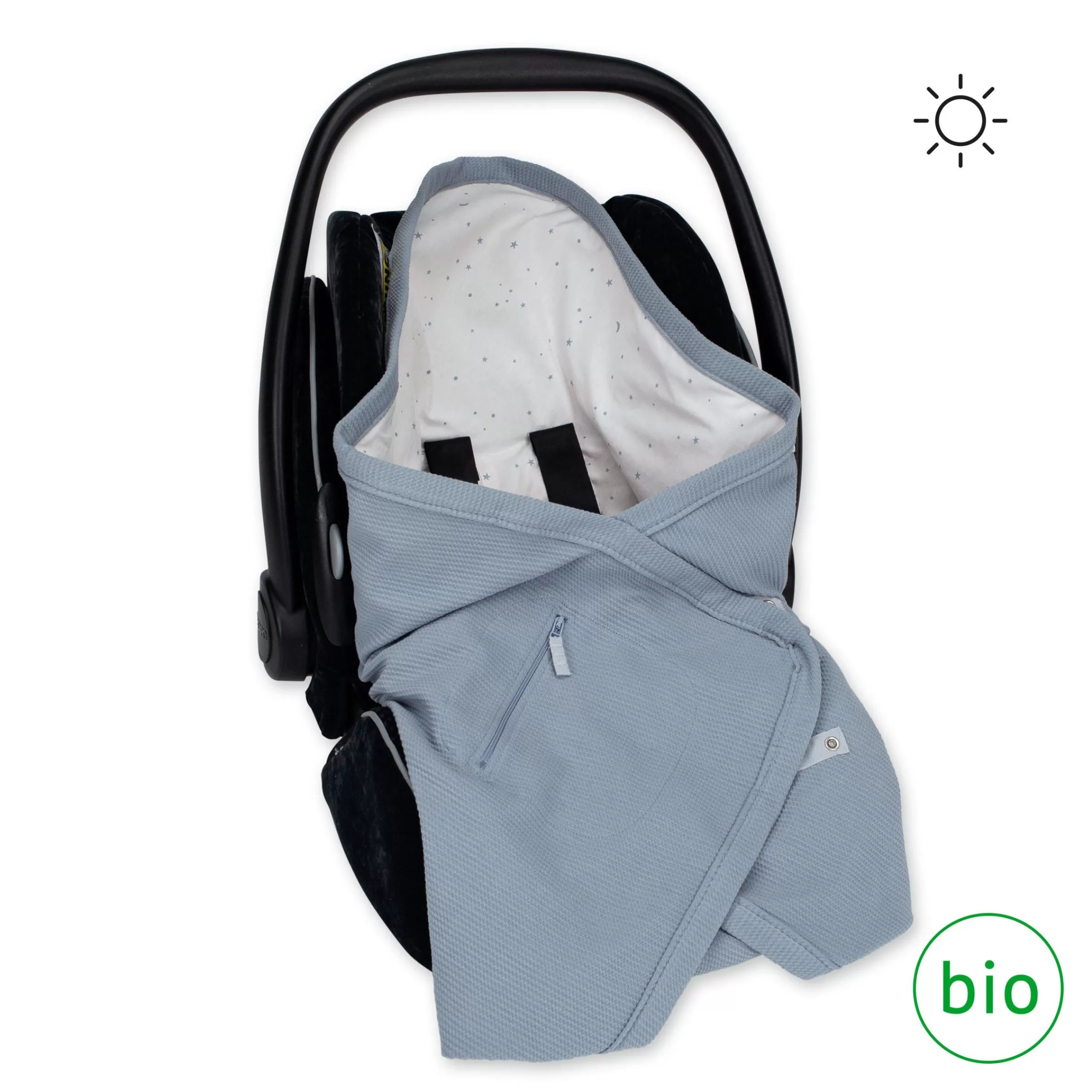 BEMINI Biside Waffle Bio + Jersey 0-12M Wafle Stone Discount