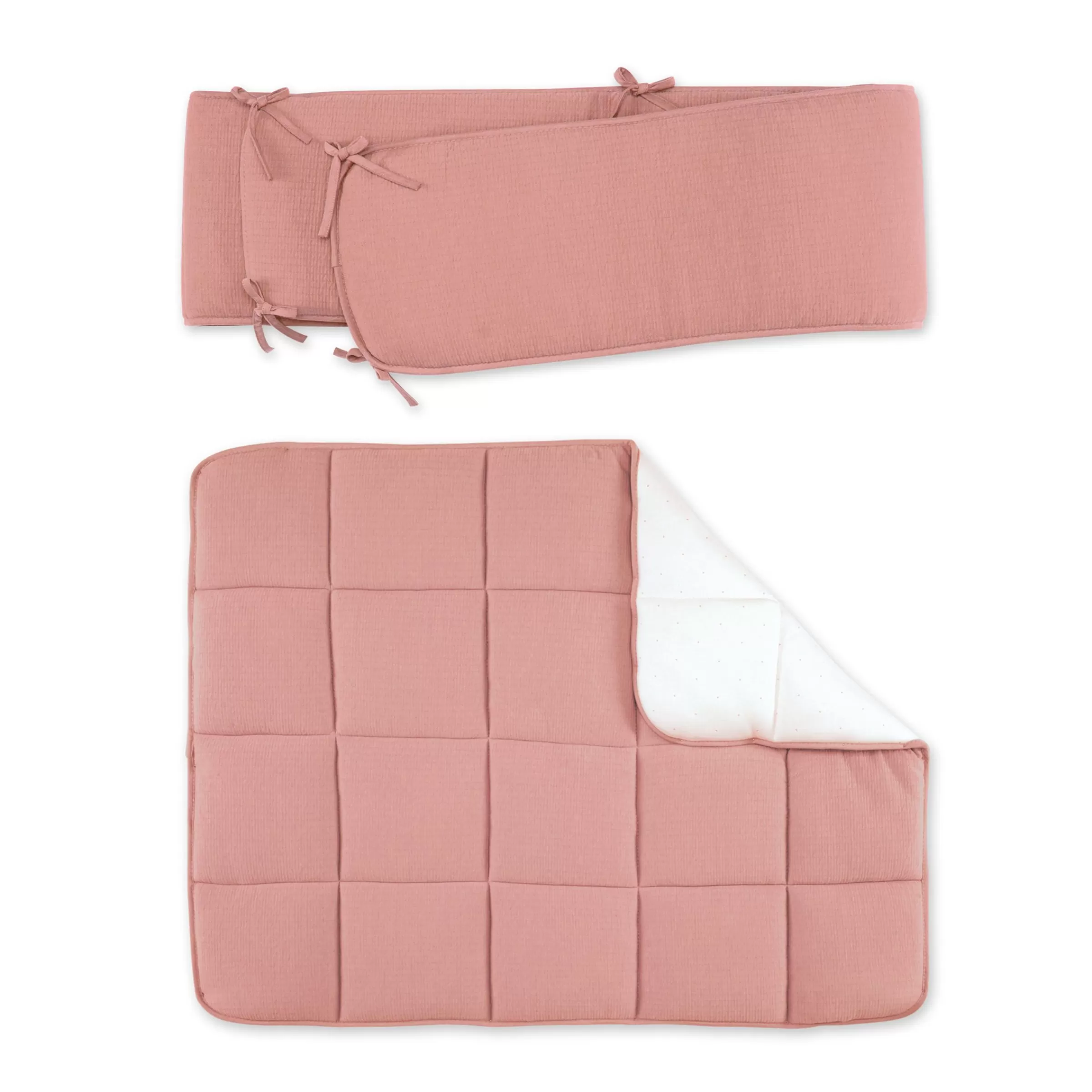 BEMINI Combo Krabbeldecke Und Nestchen Pady Tetra Jersey + Jersey 75X95Cm Cadum Bambi Discount