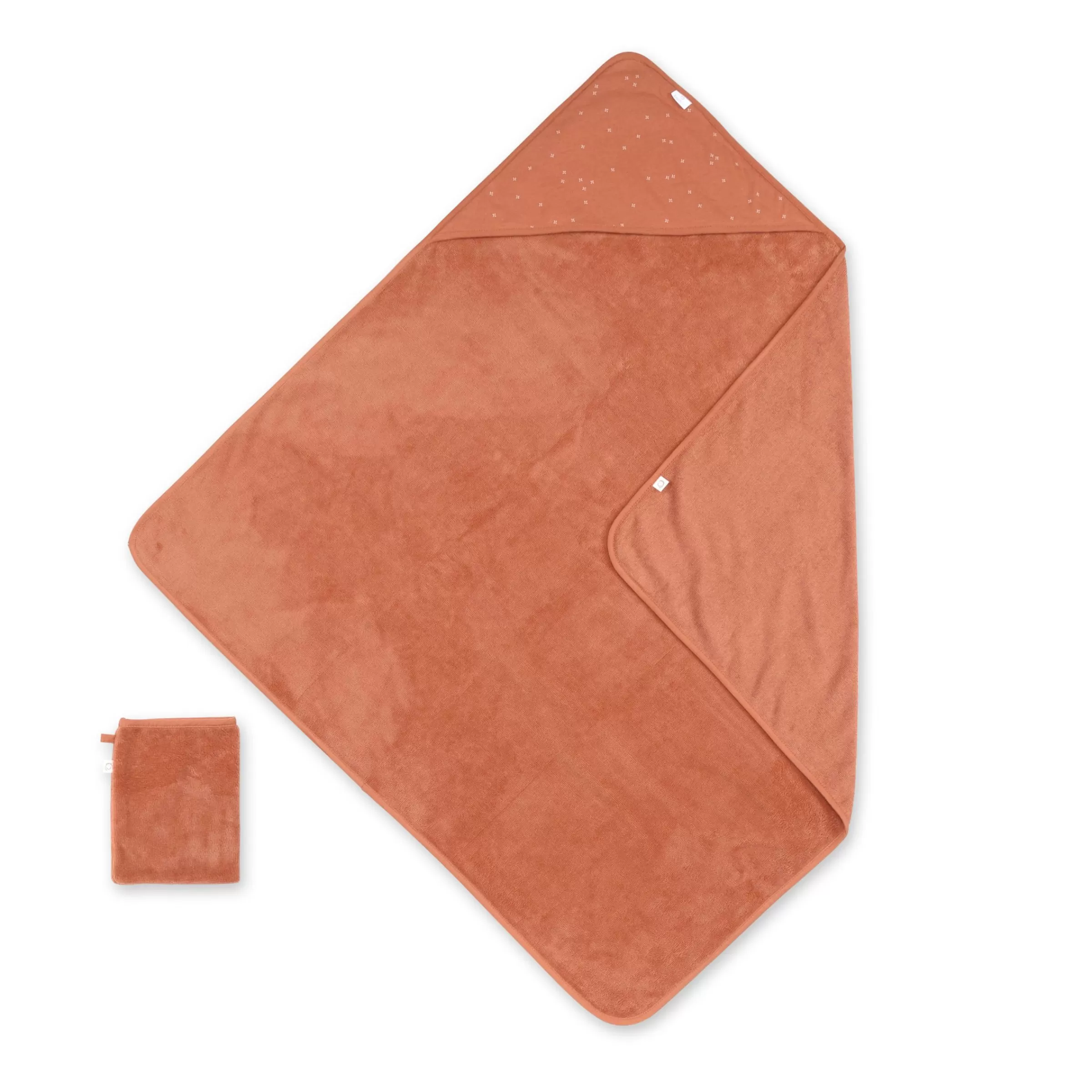 BEMINI Kapuzenbadetuch Bamboo 90X90Cm Oupss Karamell Cheap