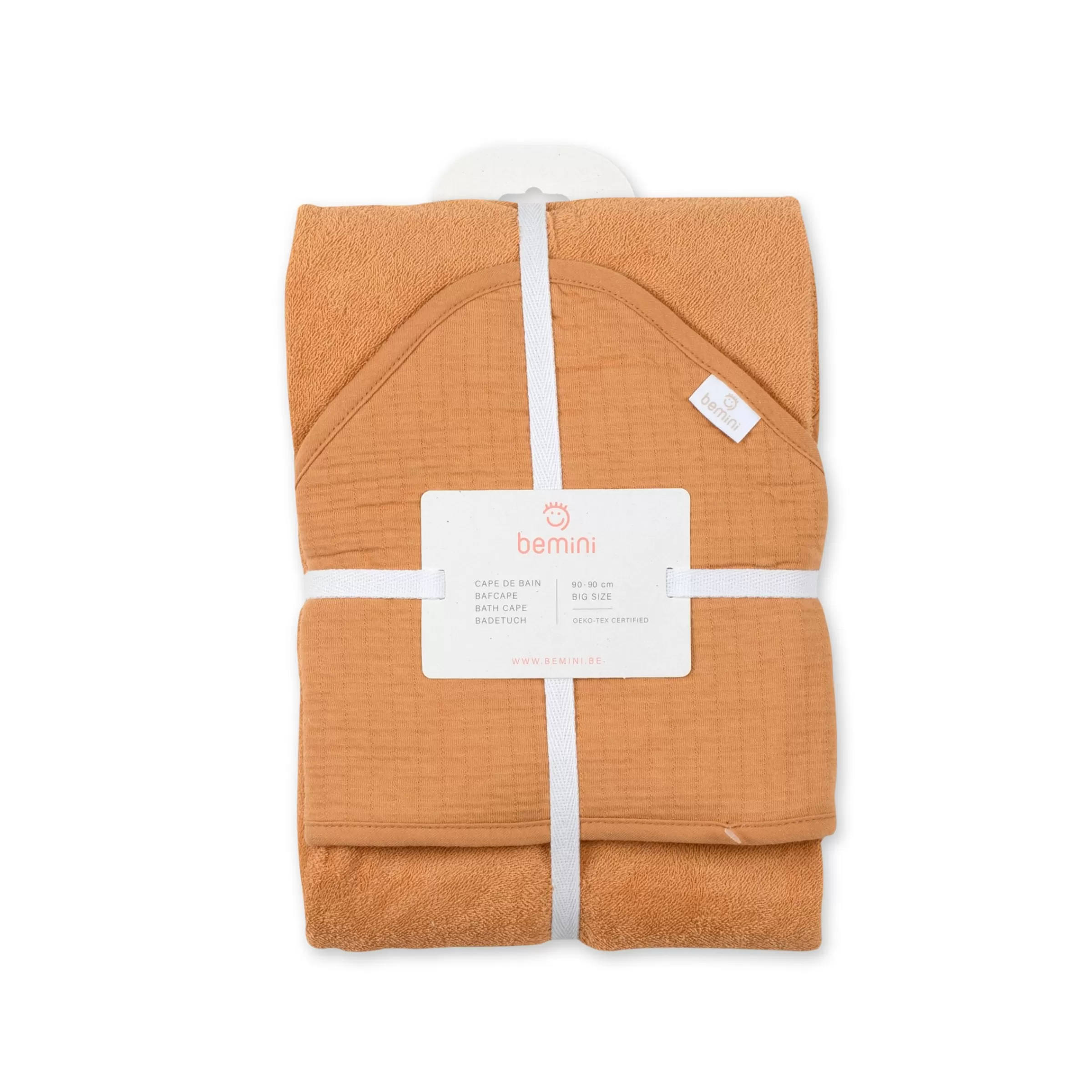 BEMINI Kapuzenbadetuch Terry 90X90Cm Cadum Biscuit Cheap
