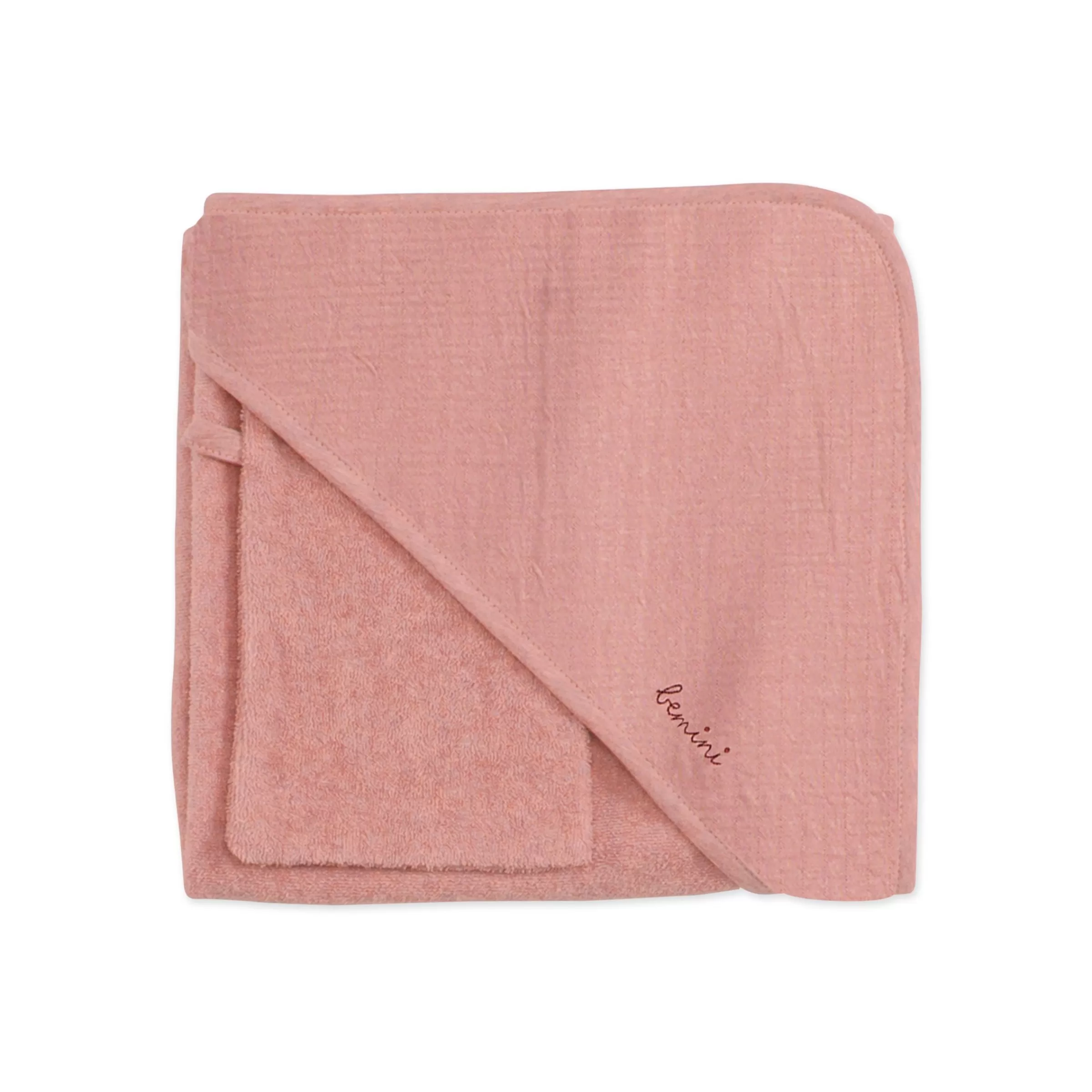 BEMINI Kapuzenbadetuch Terry 90X90Cm Cadum Bambi New