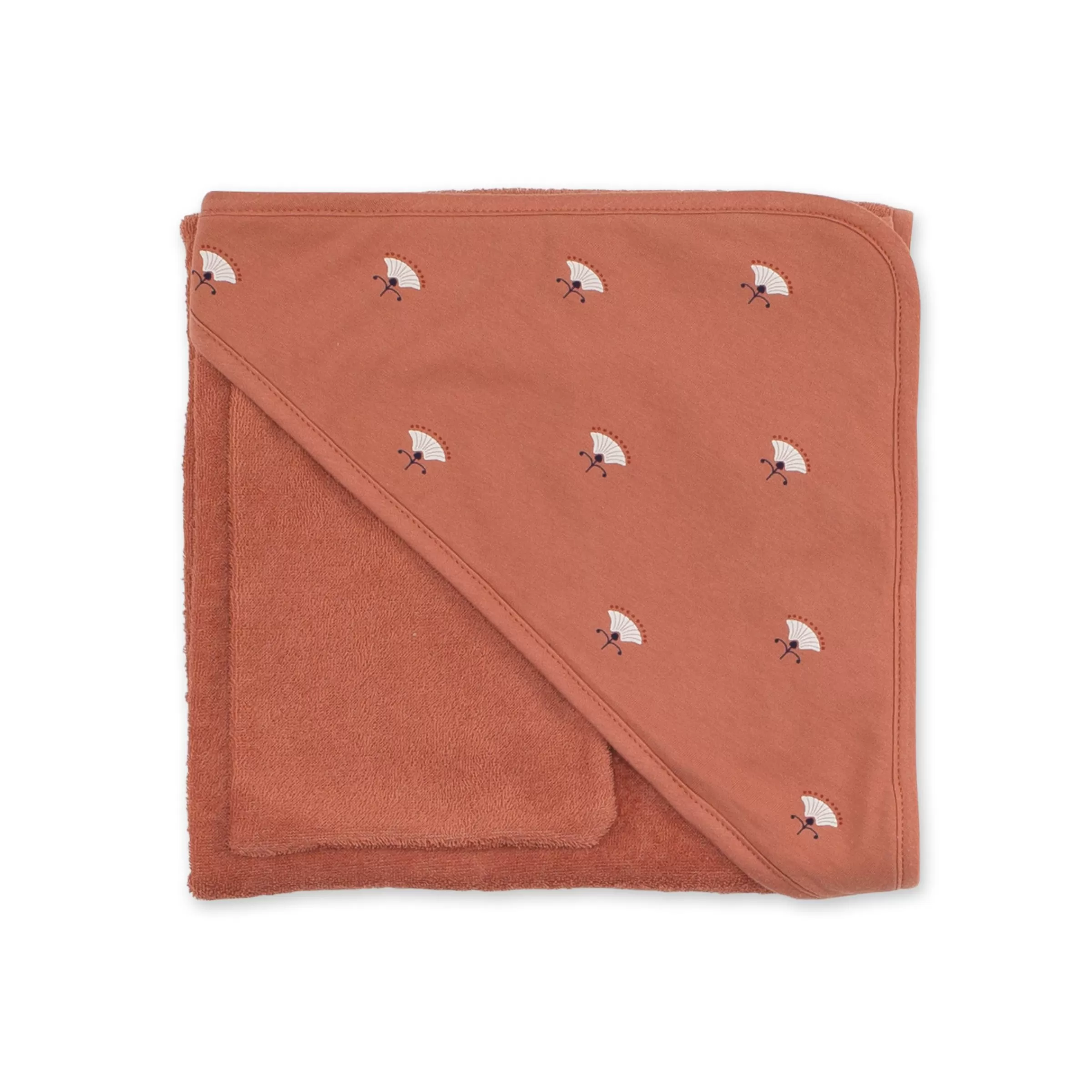 BEMINI Kapuzenbadetuch Terry 90X90Cm Odete Art Deco Print Discount