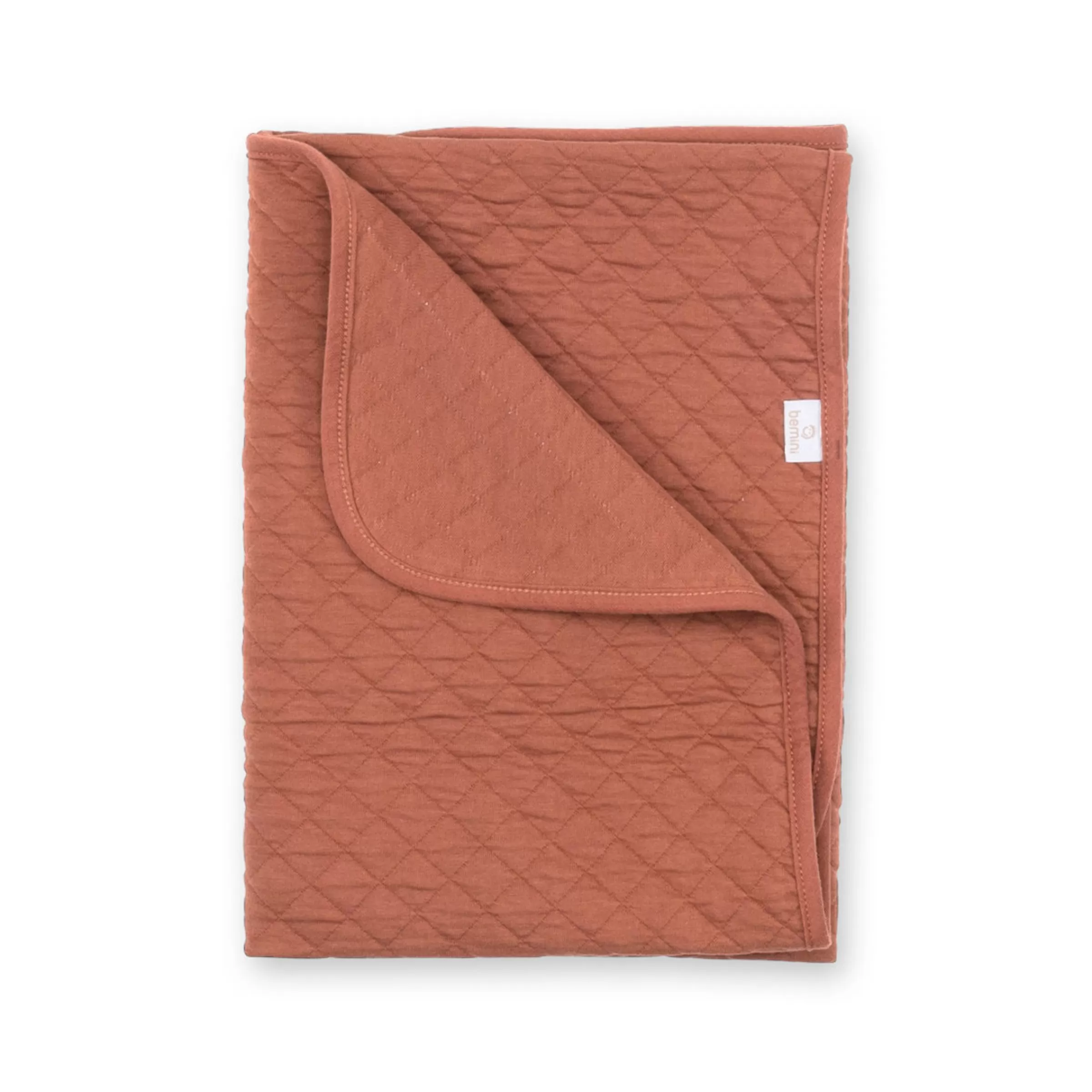 BEMINI Kuscheldecke Pady Quilted Jersey 75X100Cm Quilt Tog 1.5 Brick Cheap