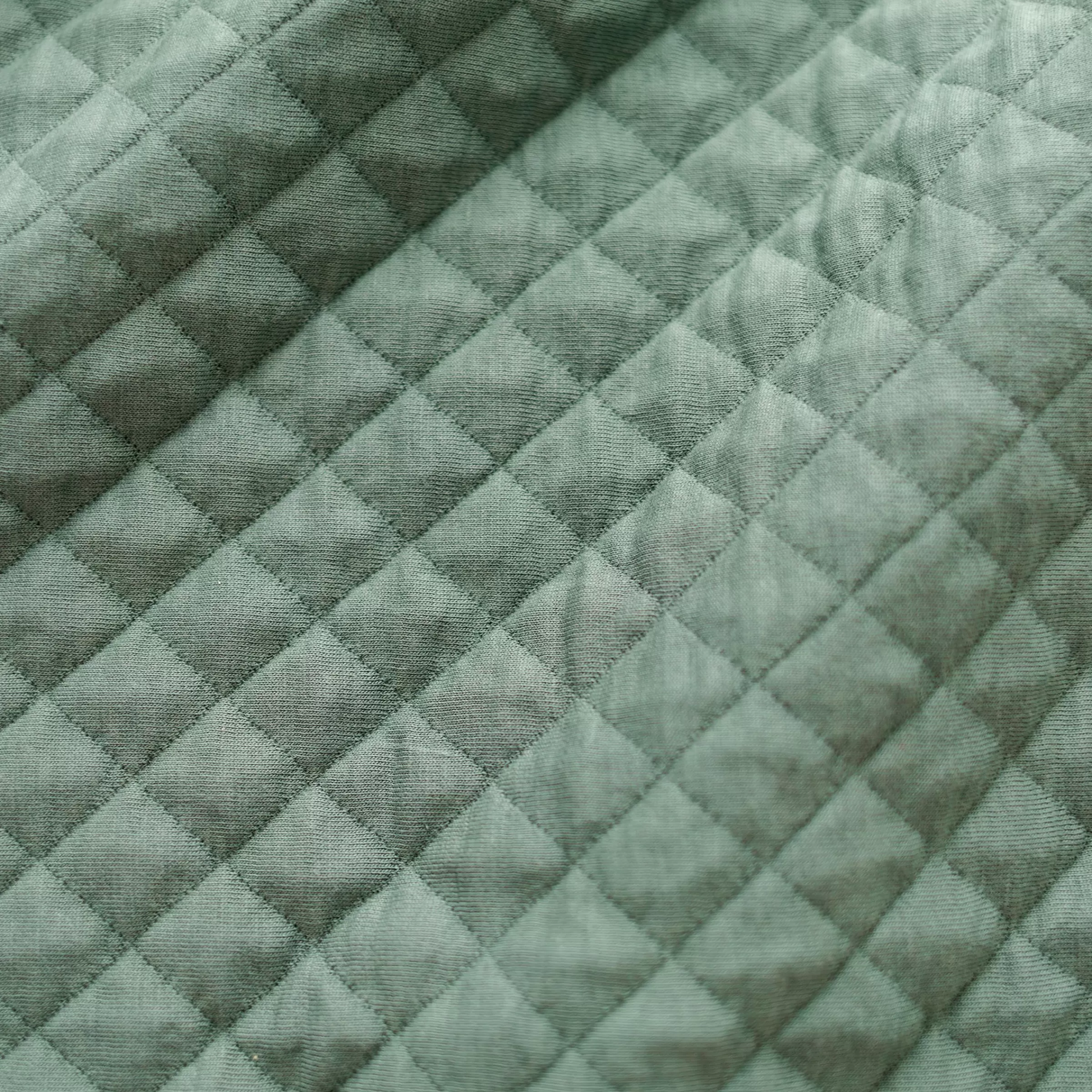 BEMINI Kuscheldecke Pady Quilted Jersey 75X100Cm Quilt Tog 1.5 Green Store