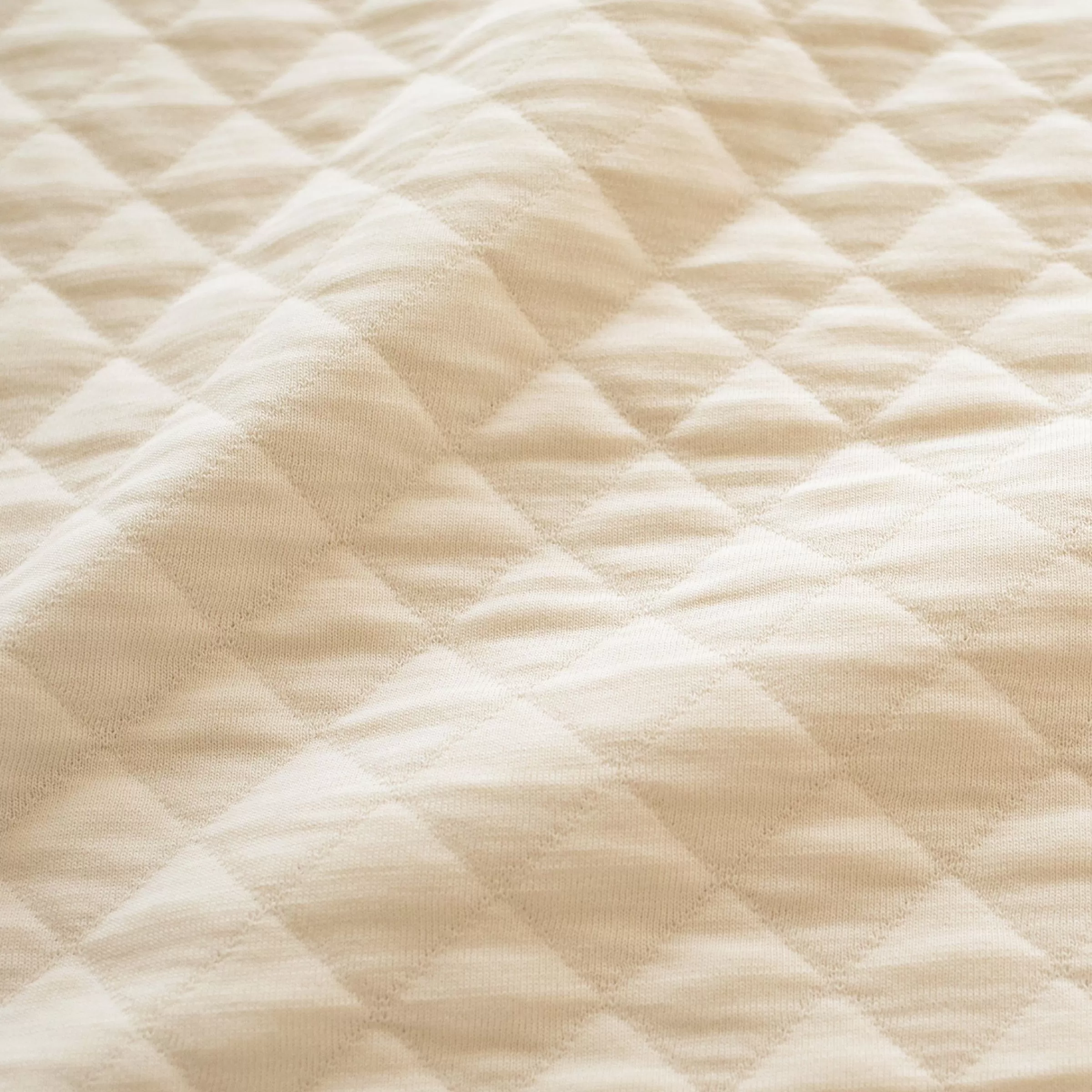 BEMINI Kuscheldecke Pady Quilted Jersey 75X100Cm Quilt Tog 1.5 Cream Clearance