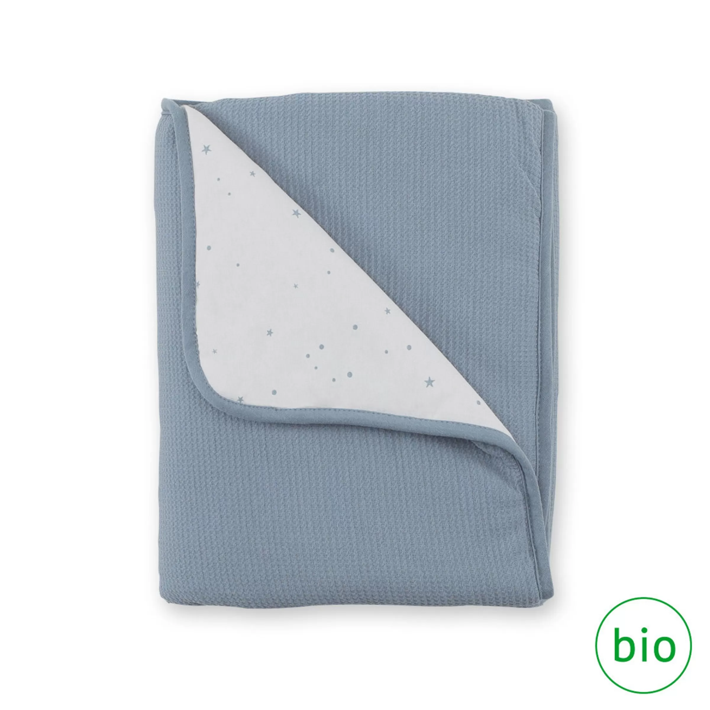 BEMINI Kuscheldecke Pady Waffle + Jersey Bio 75X100Cm Wafle Tog 3 Stone Hot