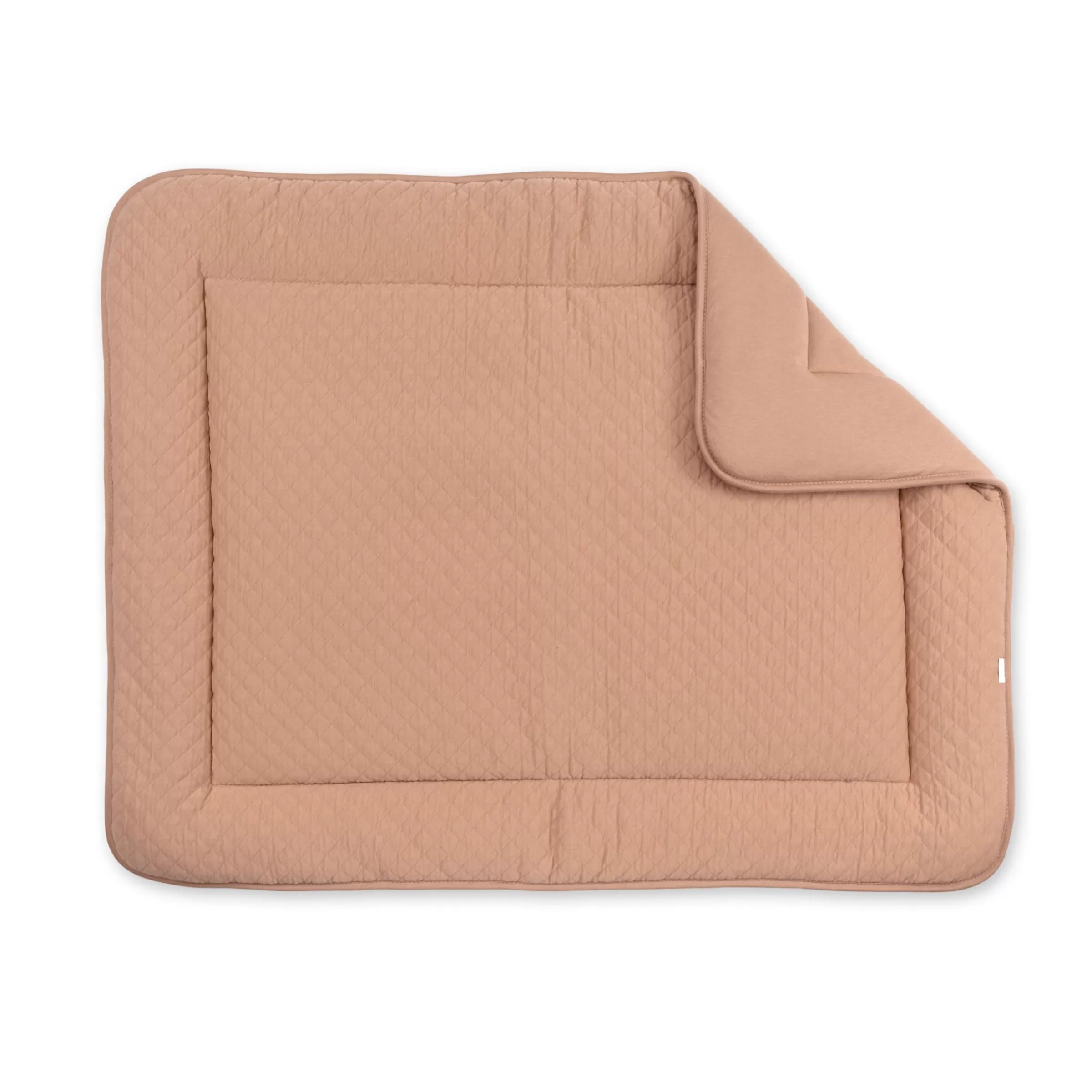 BEMINI Laufstalleinlage Krabbeldecke Pady Quilted 75X95Cm Quilt Beige Hot