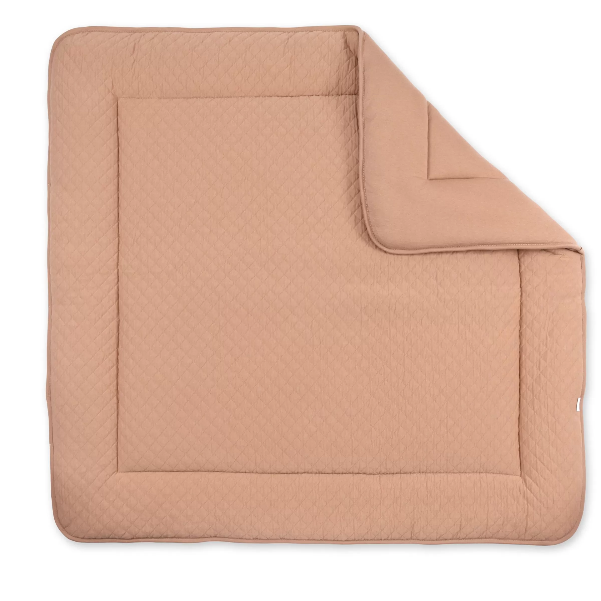 BEMINI Laufstalleinlage Krabbeldecke Pady Quilted Jersey 100X100Cm Quilt Beige Best Sale