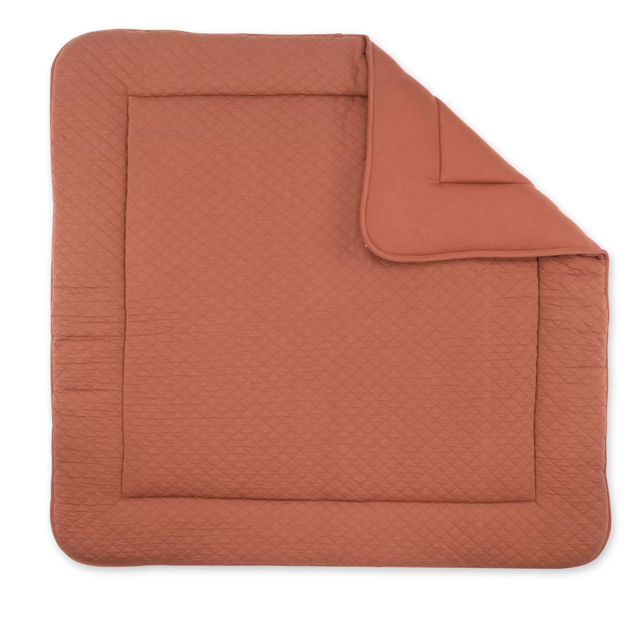 BEMINI Laufstalleinlage Krabbeldecke Pady Quilted Jersey 100X100Cm Quilt Brick New