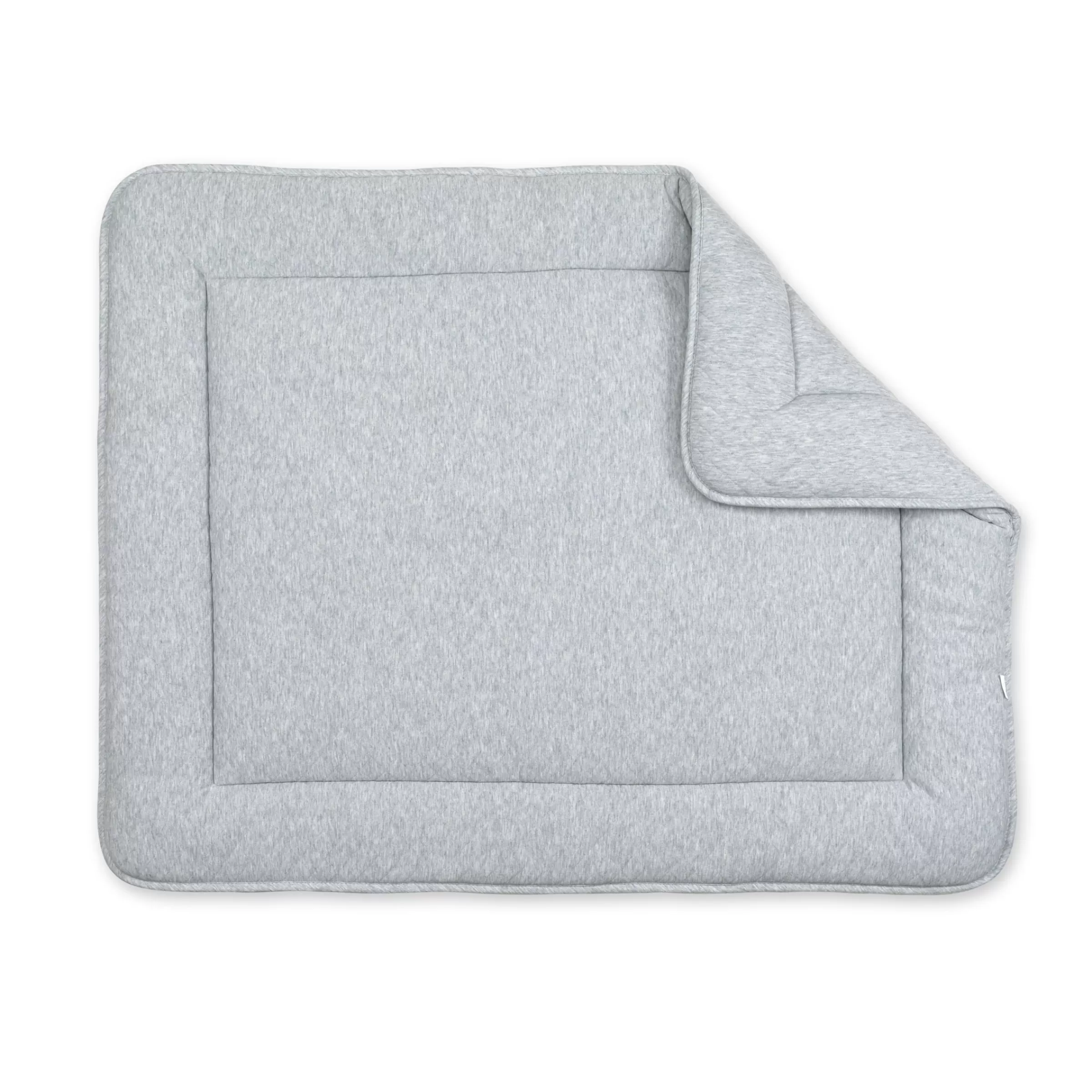 BEMINI Laufstalleinlage Krabbeldecke Pady Quilted Jersey 75X95Cm Quilt Mix Grey Cheap