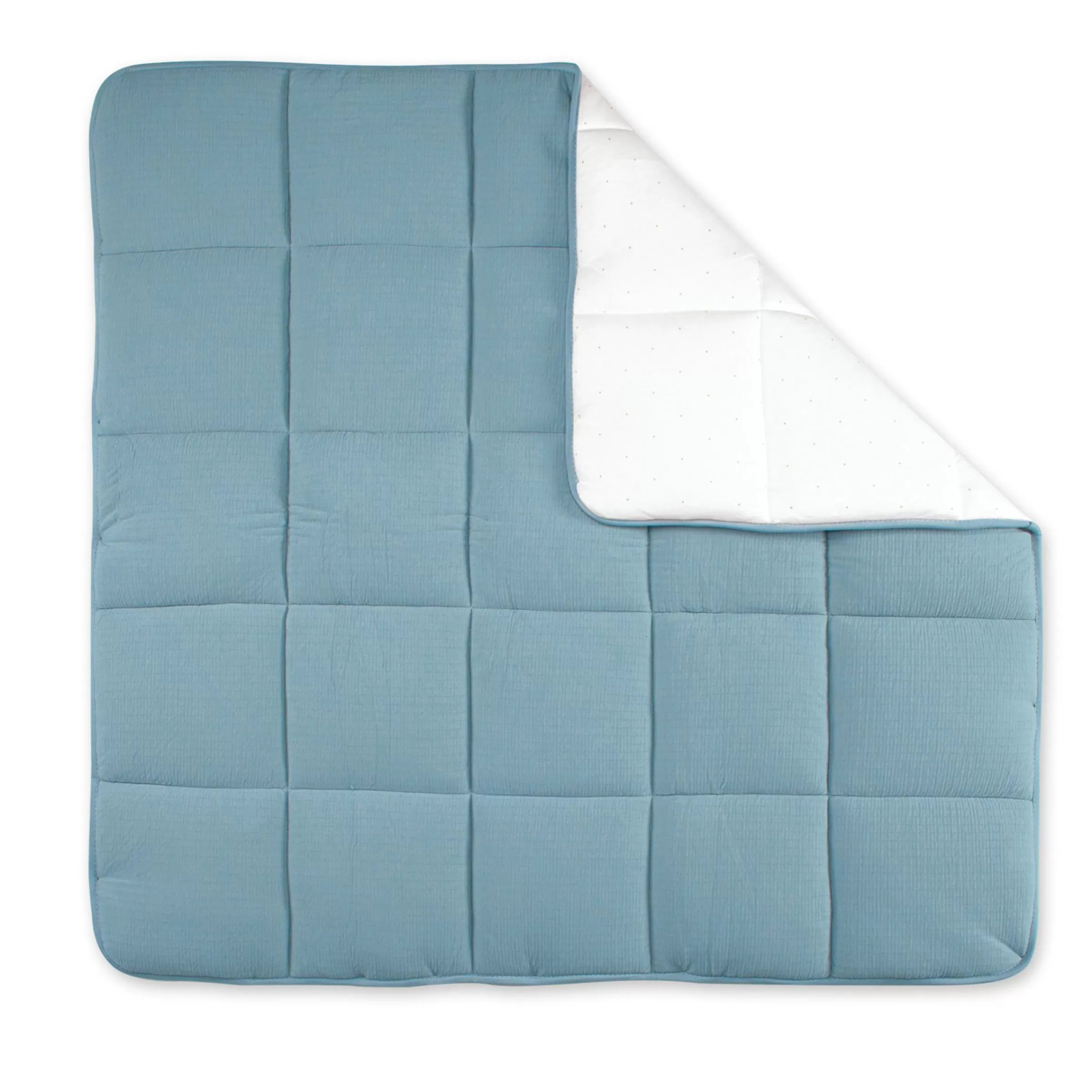 BEMINI Laufstalleinlage Krabbeldecke Pady Tetra Jersey + Jersey 100X100Cm Cadum Wonder Fashion