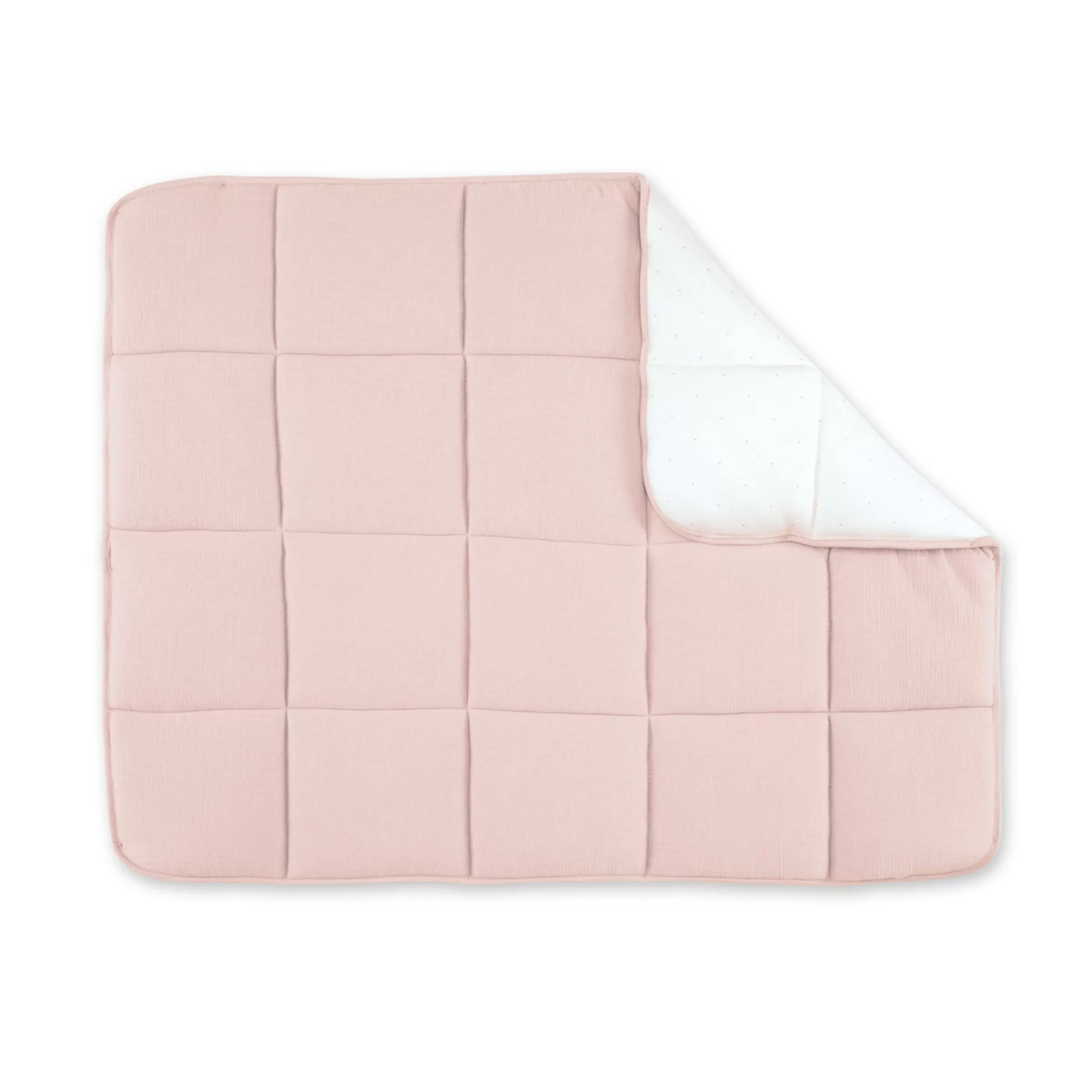 BEMINI Laufstalleinlage Krabbeldecke Pady Tetra Jersey + Jersey 75X95Cm Cadum Blush Clearance
