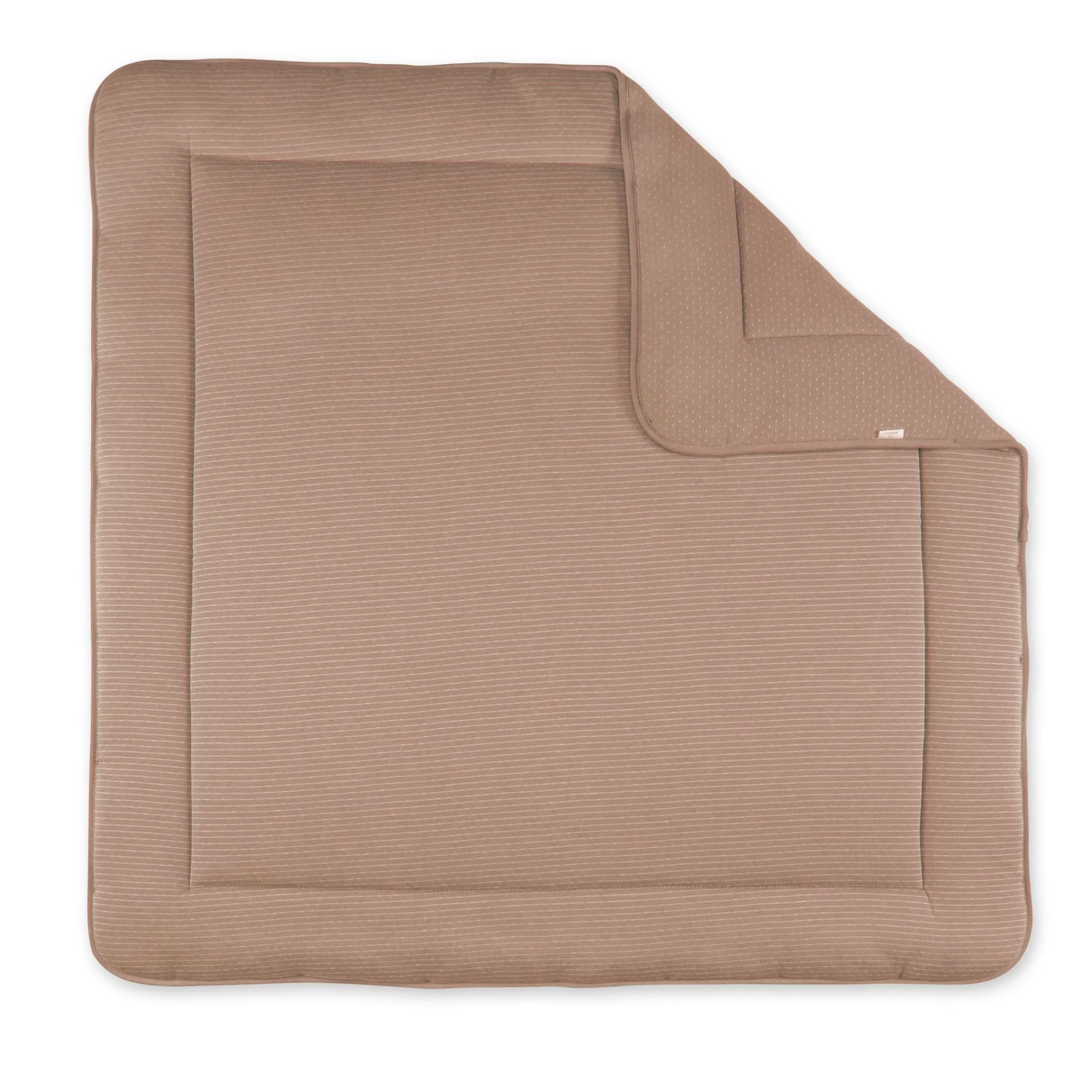 BEMINI Laufstalleinlage Krabbeldecke Pady Twin Jersey 100X100Cm Dunes Stripe Muffin New