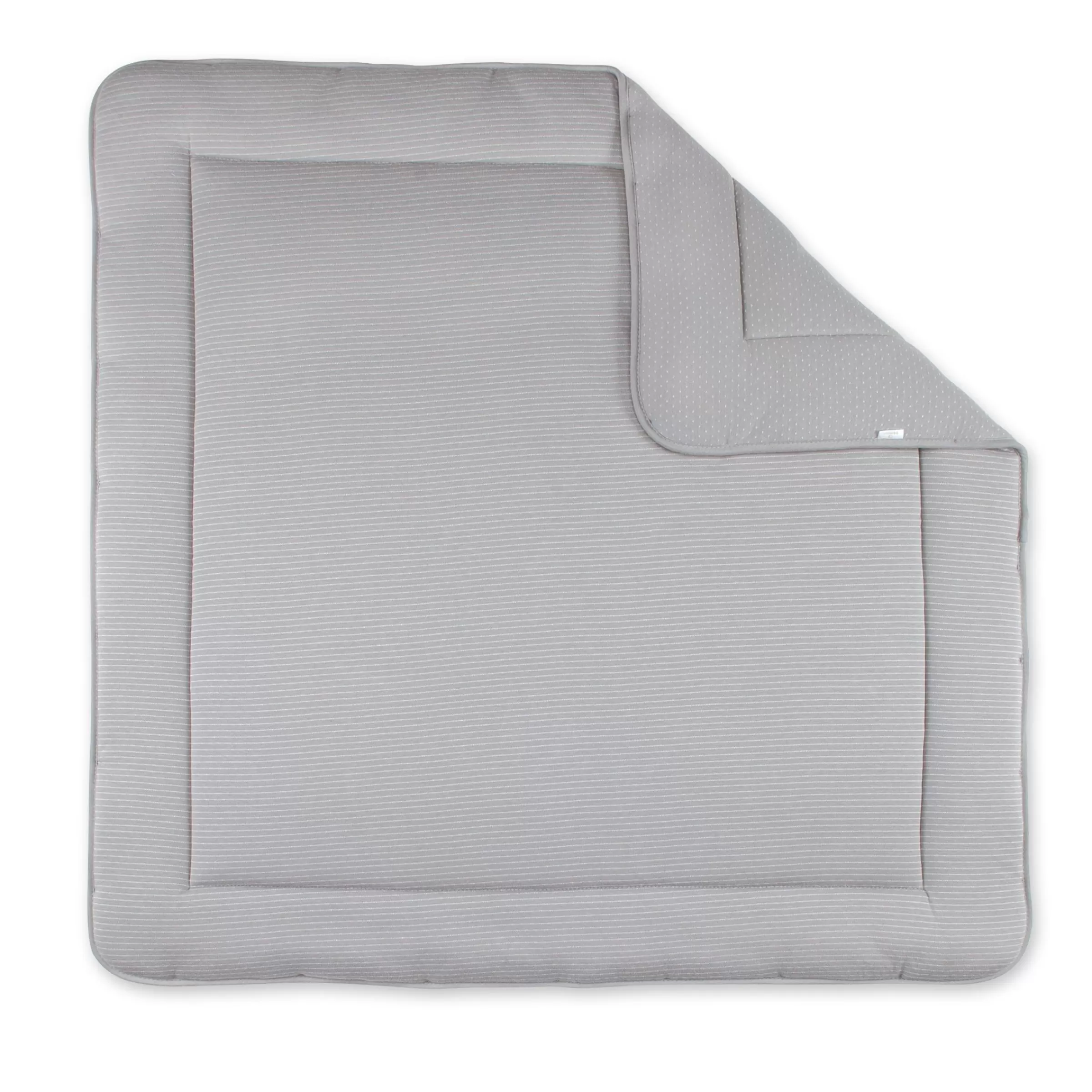 BEMINI Laufstalleinlage Krabbeldecke Pady Twin Jersey 100X100Cm Dunes Stripe Shadow Best