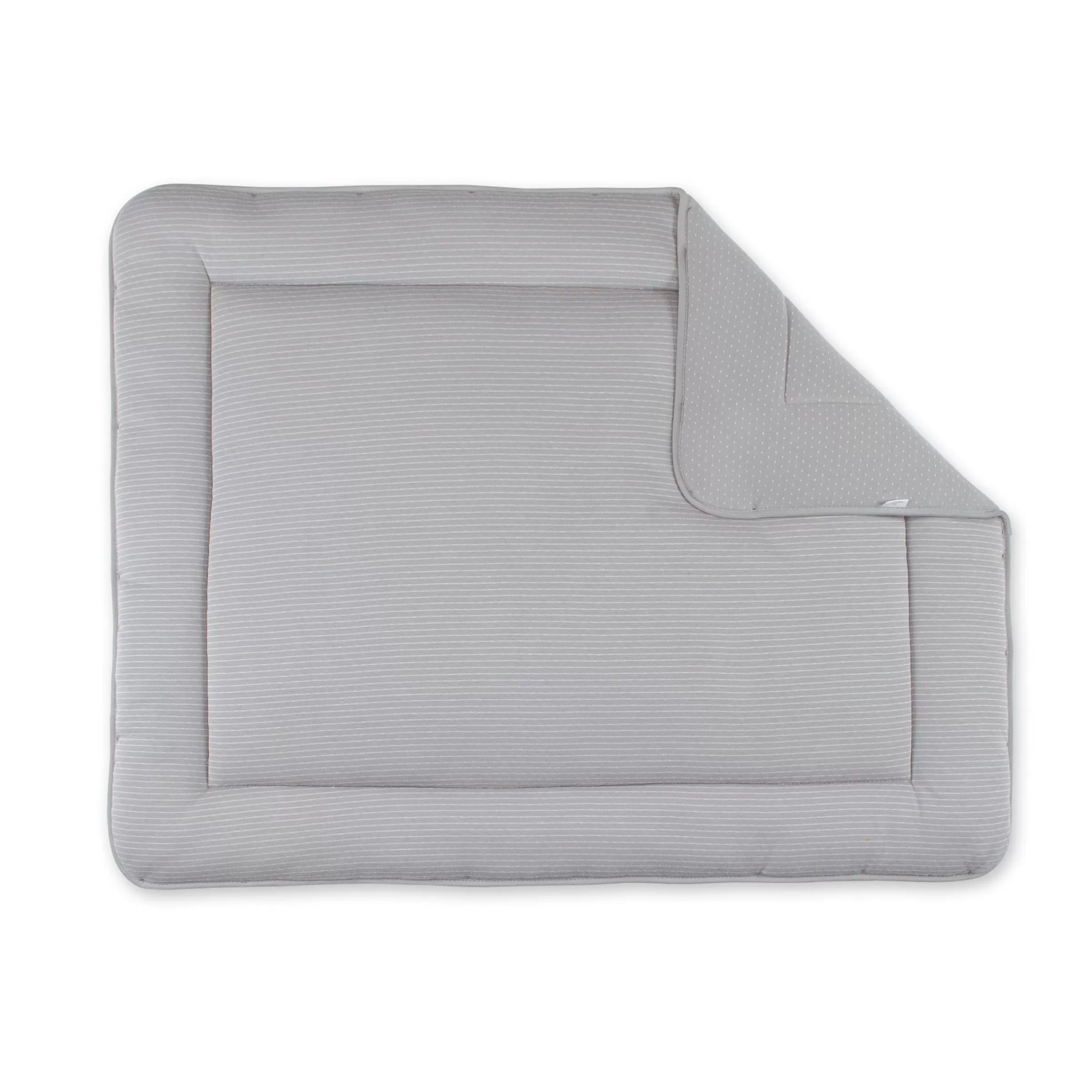 BEMINI Laufstalleinlage Krabbeldecke Pady Twin Jersey 75X95Cm Dunes Stripe Shadow Fashion