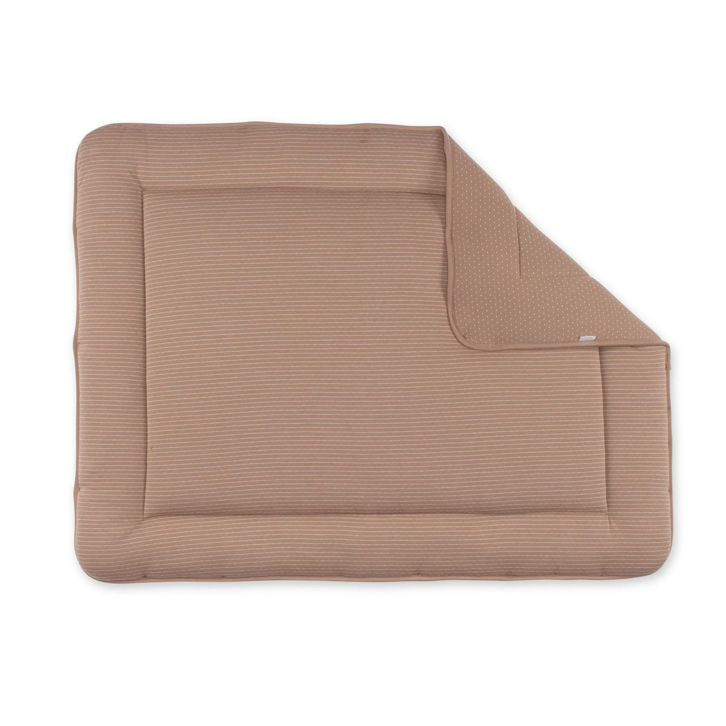 BEMINI Laufstalleinlage Krabbeldecke Pady Twin Jersey 75X95Cm Dunes Stripe Muffin Store