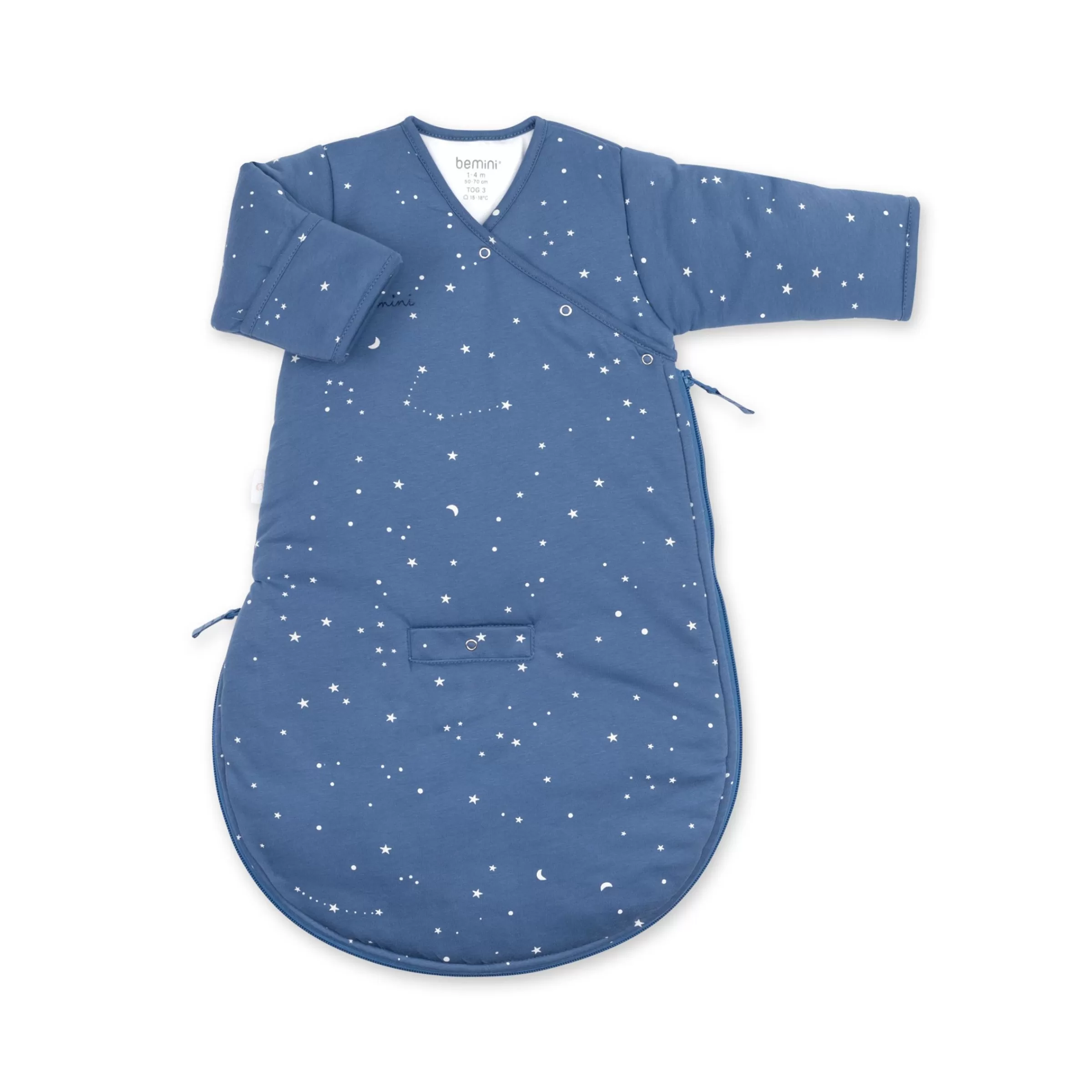 BEMINI Magic Bag Pady Jersey + Jersey 1-4M Stary Tog 3 Little Stars Print Shade Online