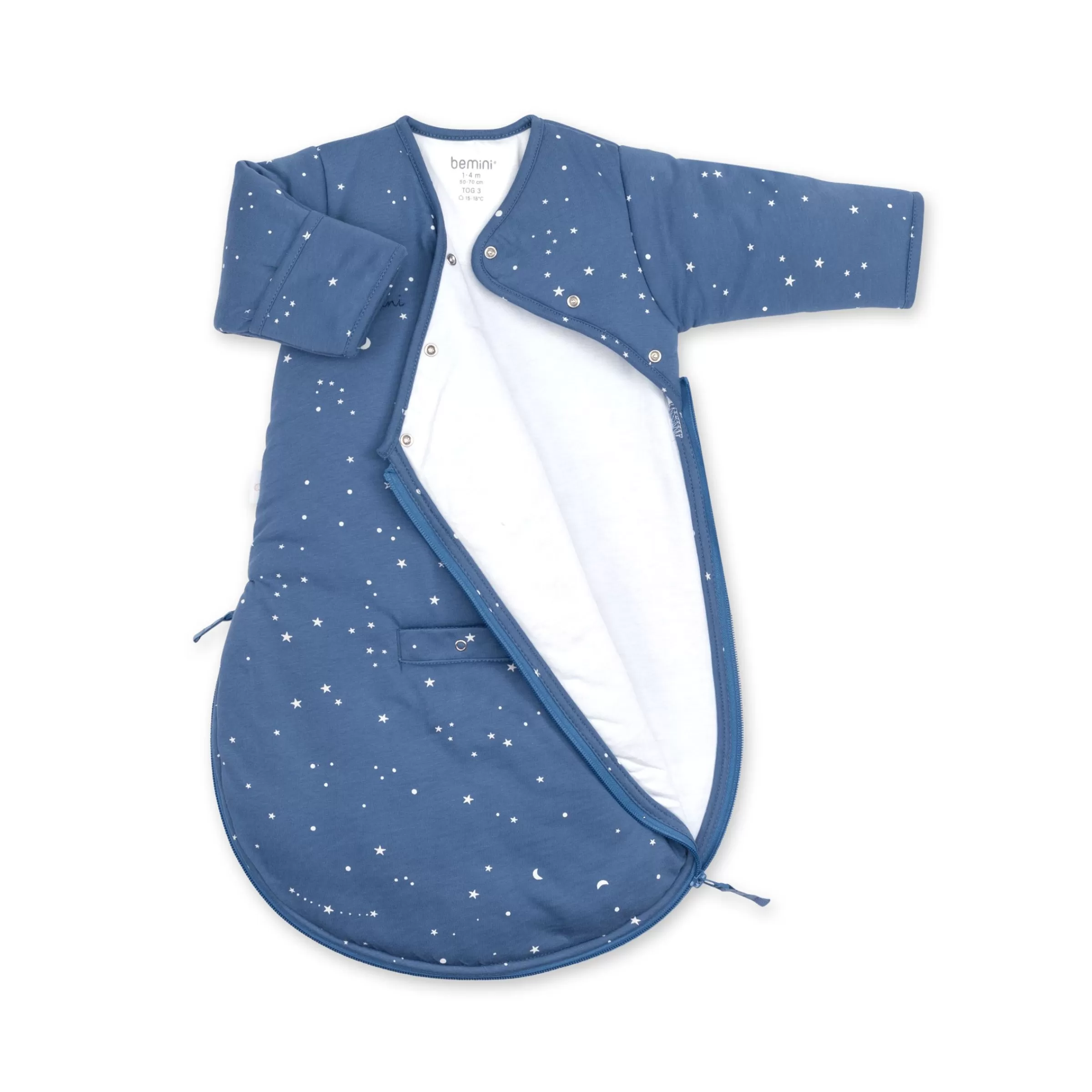 BEMINI Magic Bag Pady Jersey + Jersey 1-4M Stary Tog 3 Little Stars Print Shade Online