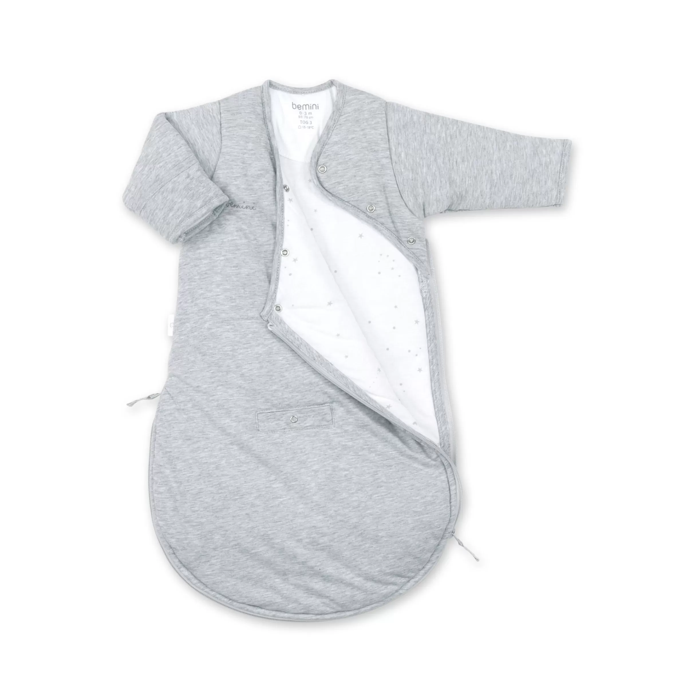 BEMINI Magic Bag Pady Jersey + Jersey 1-4M Stary Tog 3 Mix Grey Outlet