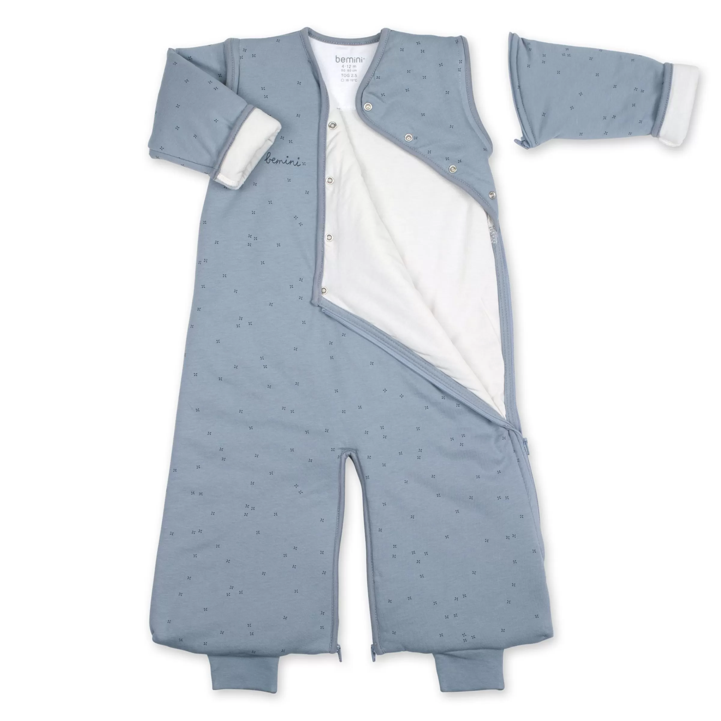 BEMINI Magic Bag Pady Jersey + Jersey 4-12M Oupss Tog 3 Mini Print Stone New