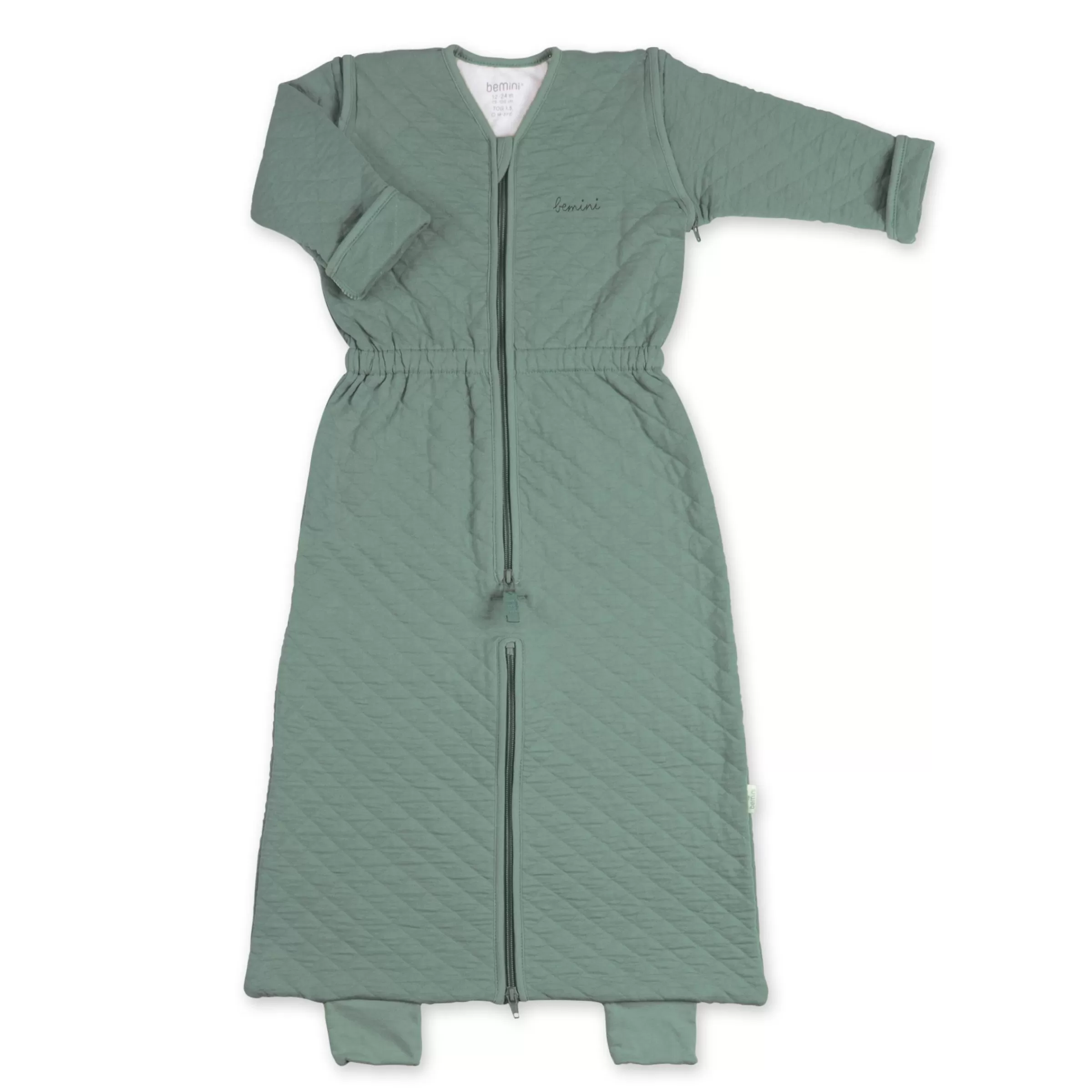 BEMINI Magic Bag Pady Quilted Jersey 12-24M Quilt Tog 1.5 Green Sale