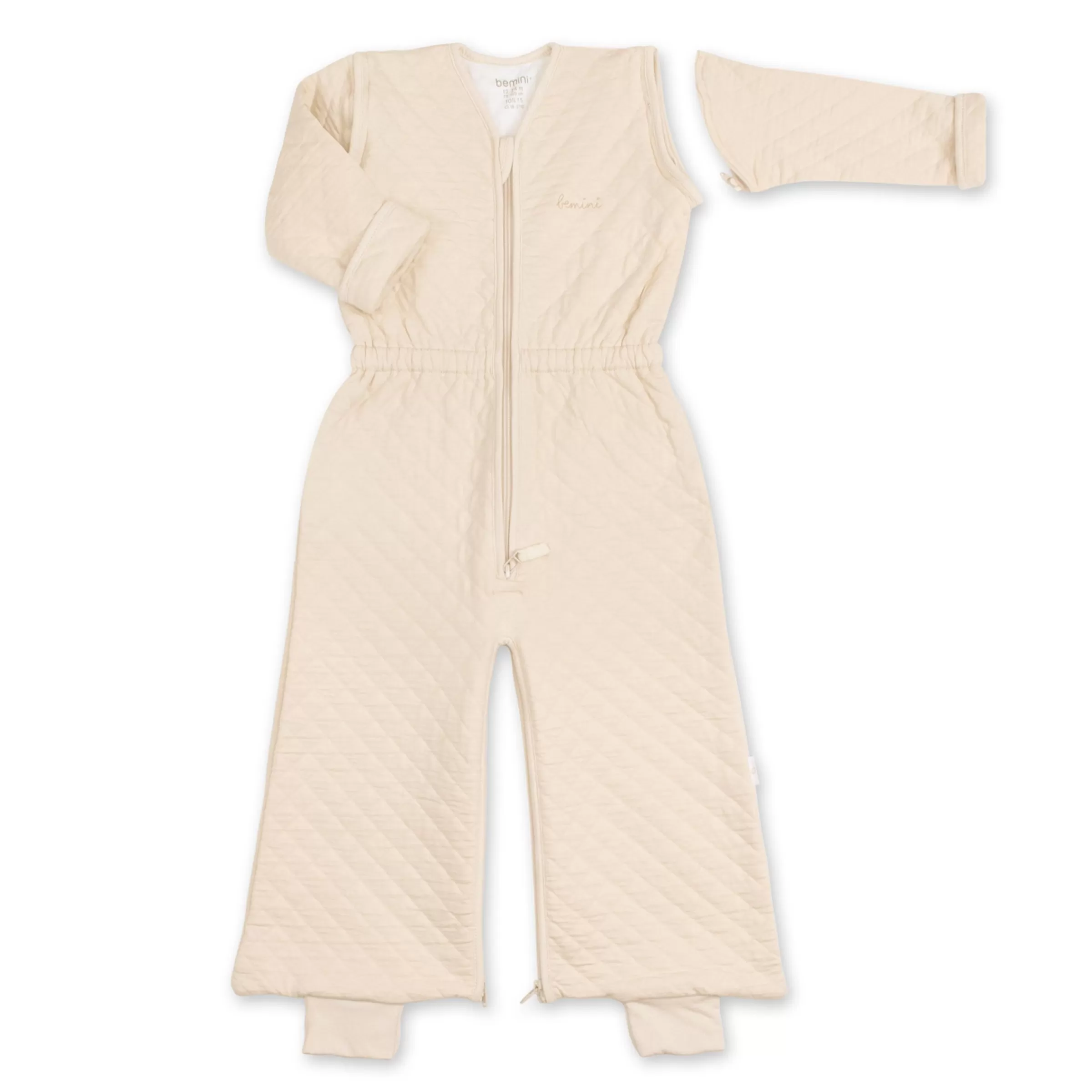 BEMINI Magic Bag Pady Quilted Jersey 12-24M Quilt Tog 1.5 Cream Best