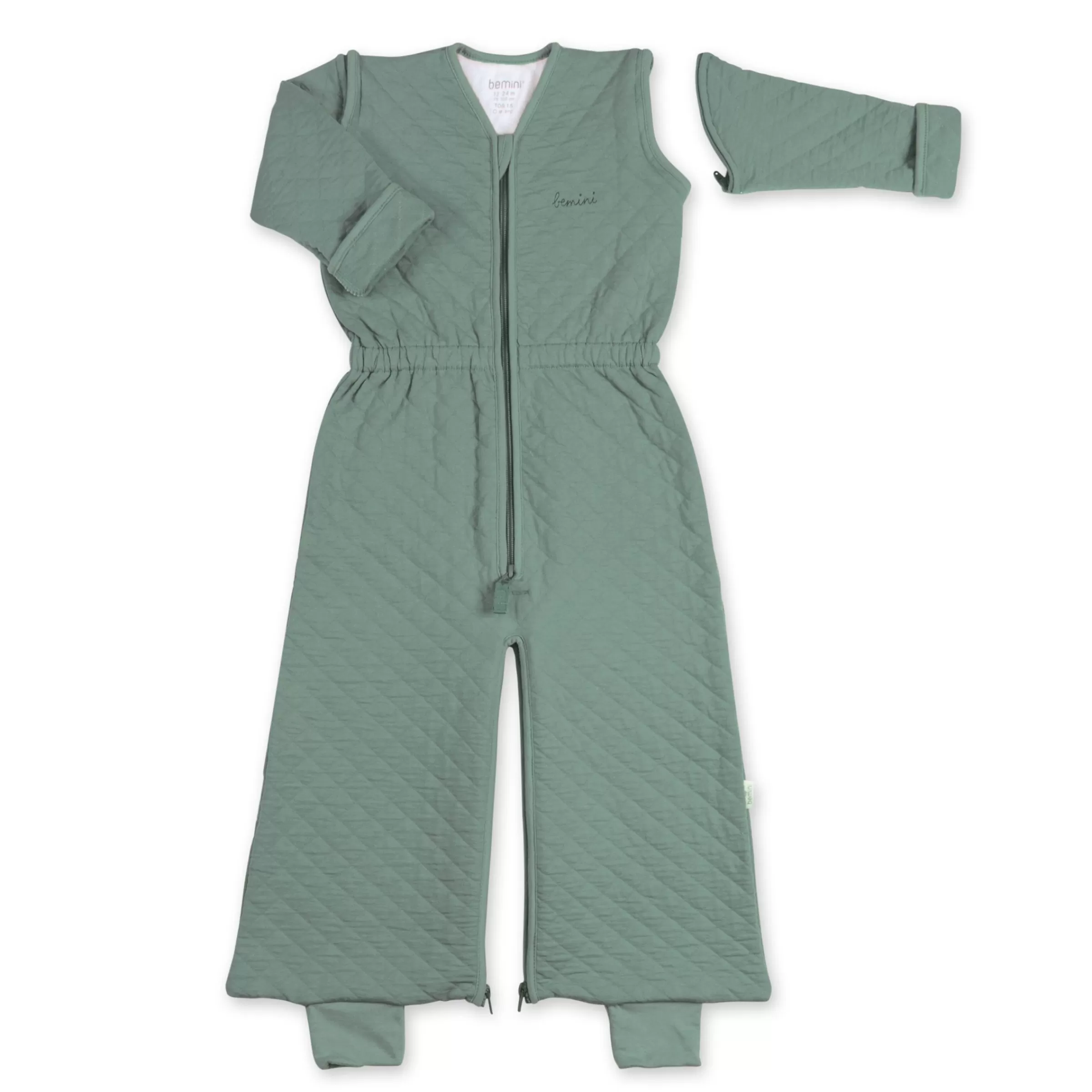 BEMINI Magic Bag Pady Quilted Jersey 12-24M Quilt Tog 1.5 Green Sale