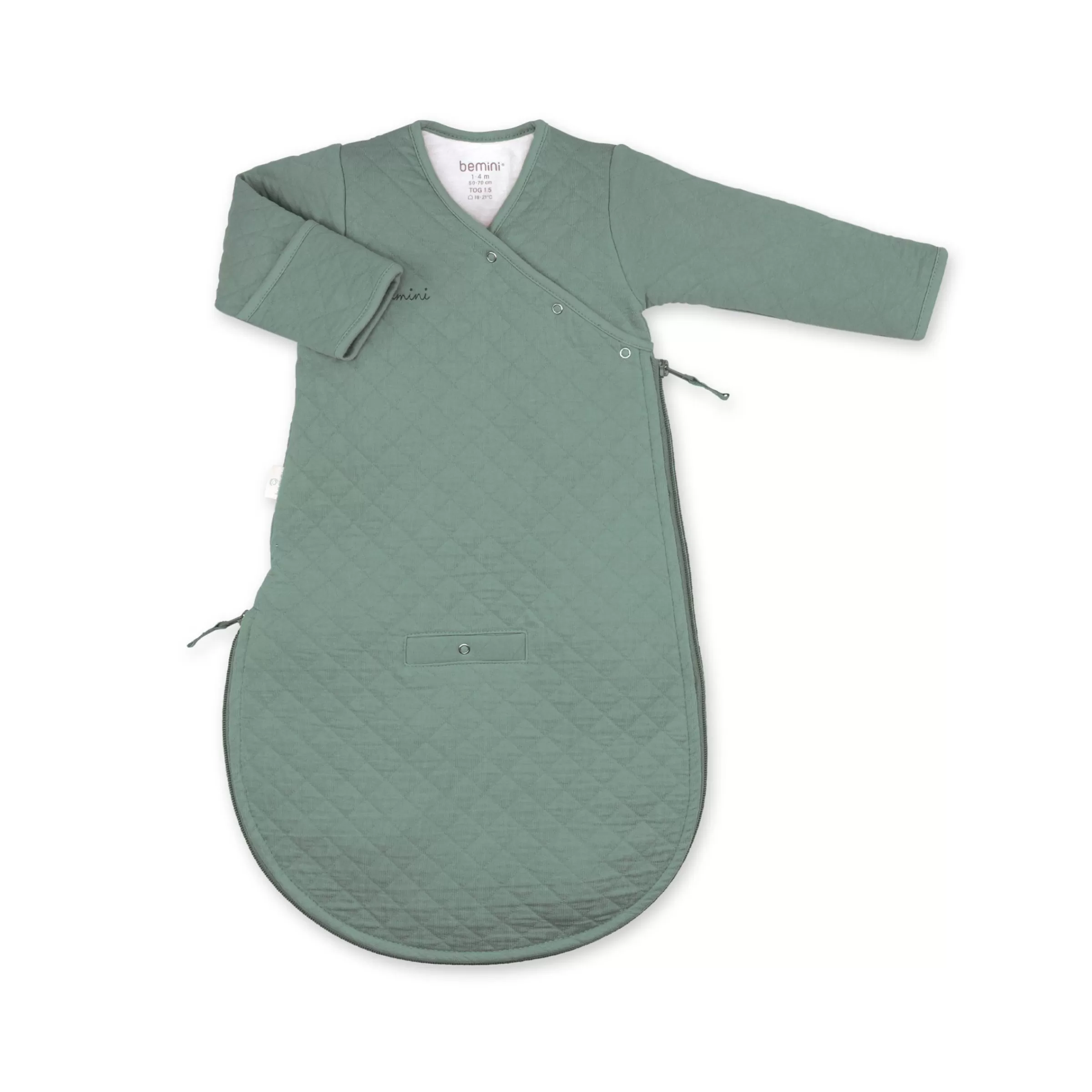 BEMINI Magic Bag Pady Quilted Jersey 1-4M Quilt Tog 1.5 Green Sale