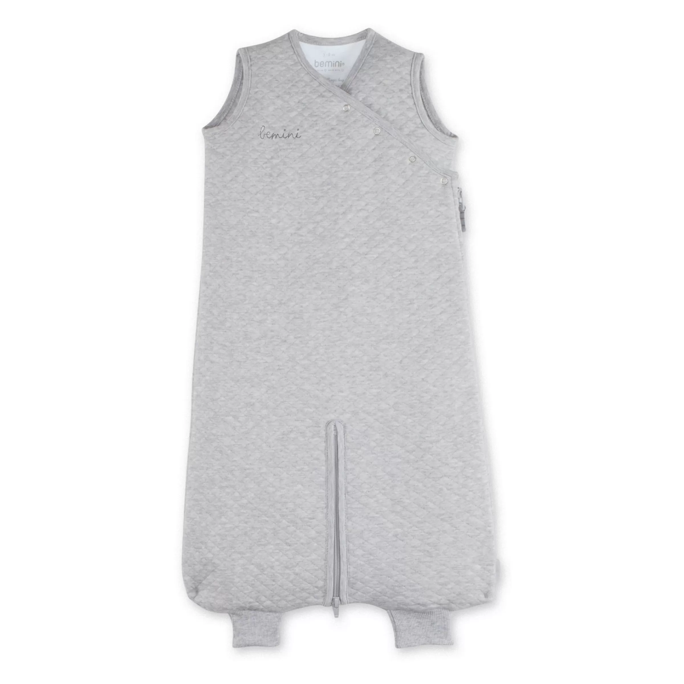 BEMINI Magic Bag Pady Quilted Jersey 4-12M Tog 1.5 Grey Mix Best Sale