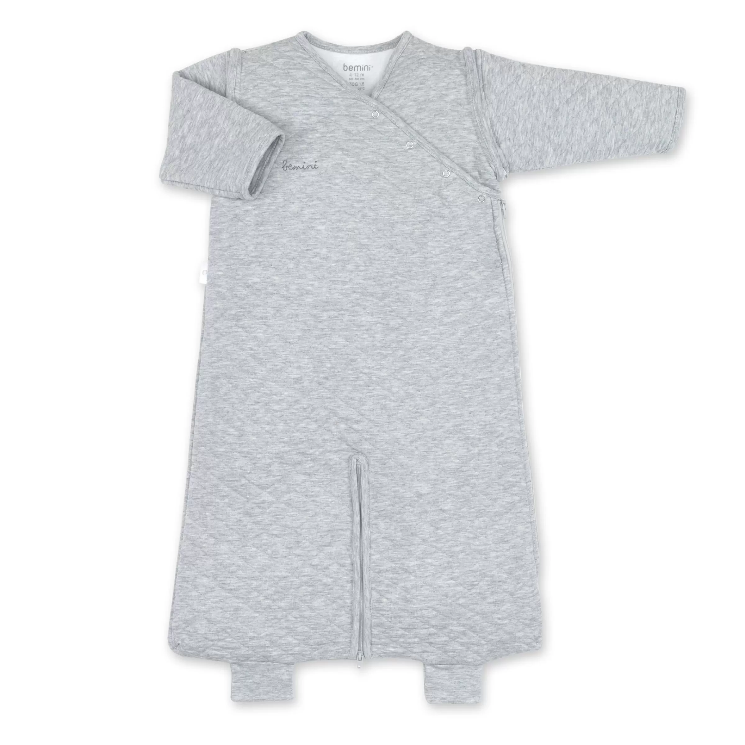 BEMINI Magic Bag Pady Quilted Jersey 4-12M Quilt Tog 1.5 Mix Grey Online