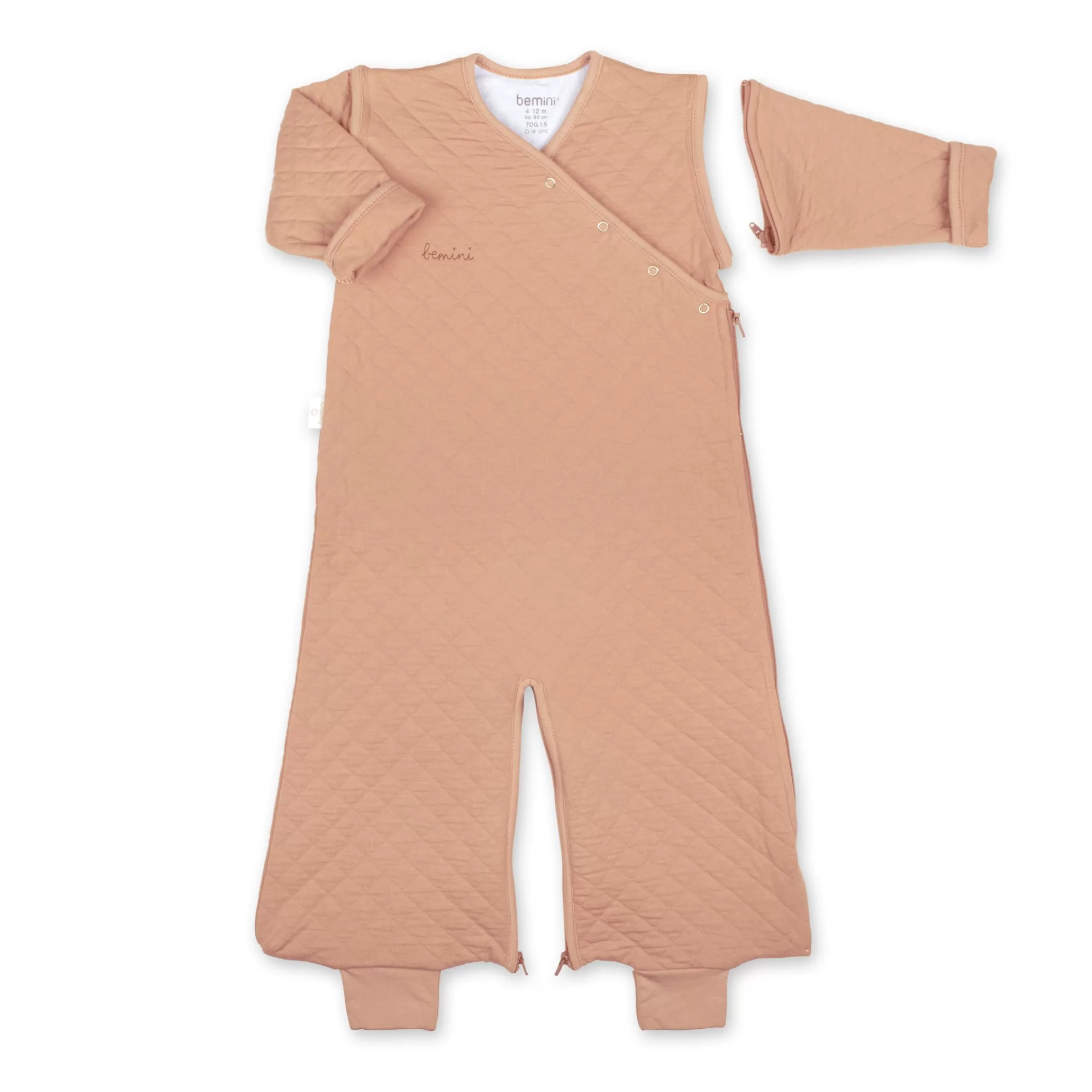 BEMINI Magic Bag Pady Quilted Jersey 4-12M Quilt Tog 1.5 Beige Best Sale