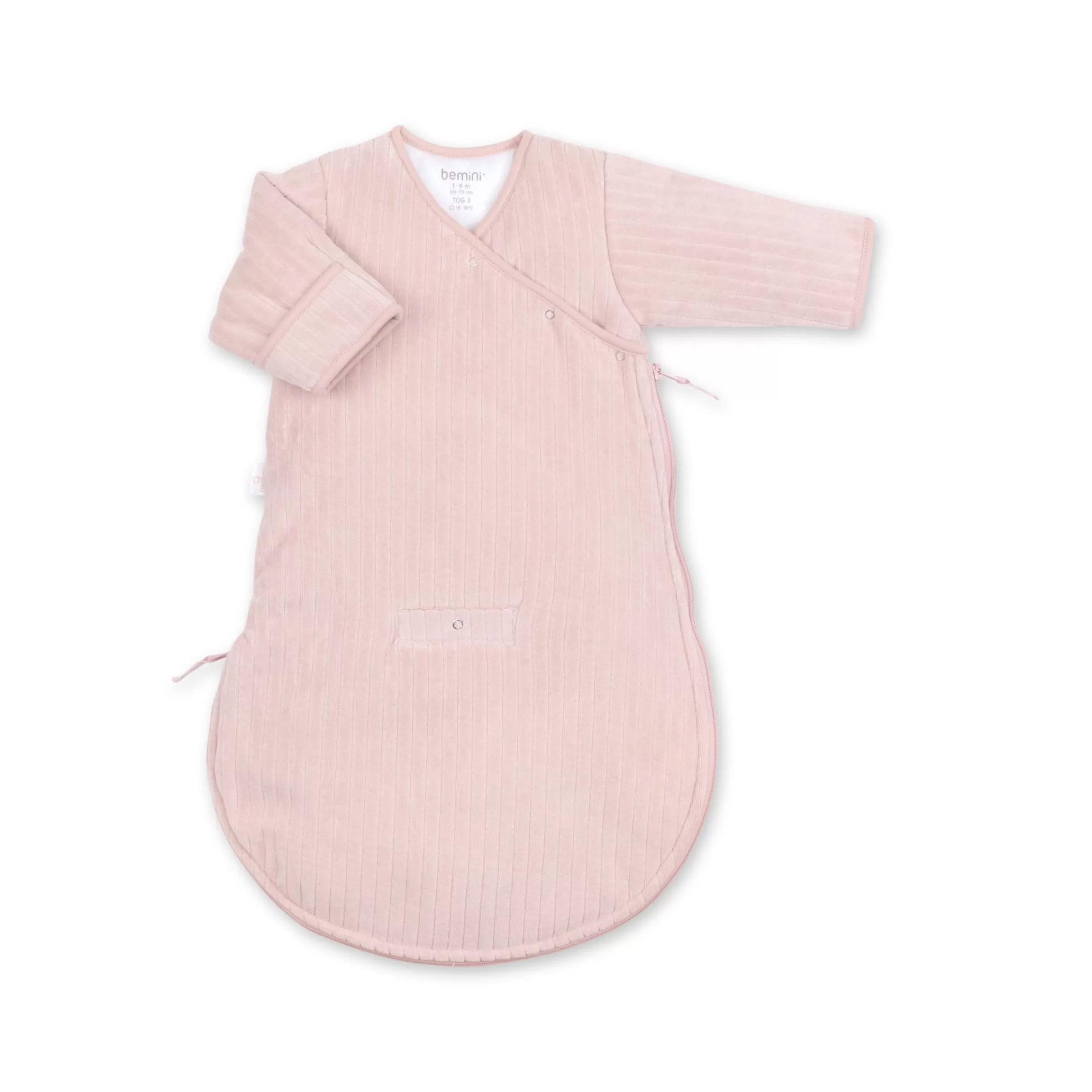 BEMINI Magic Bag Pady Velvet + Jersey 1-4M Tog 3 Blush Cheap