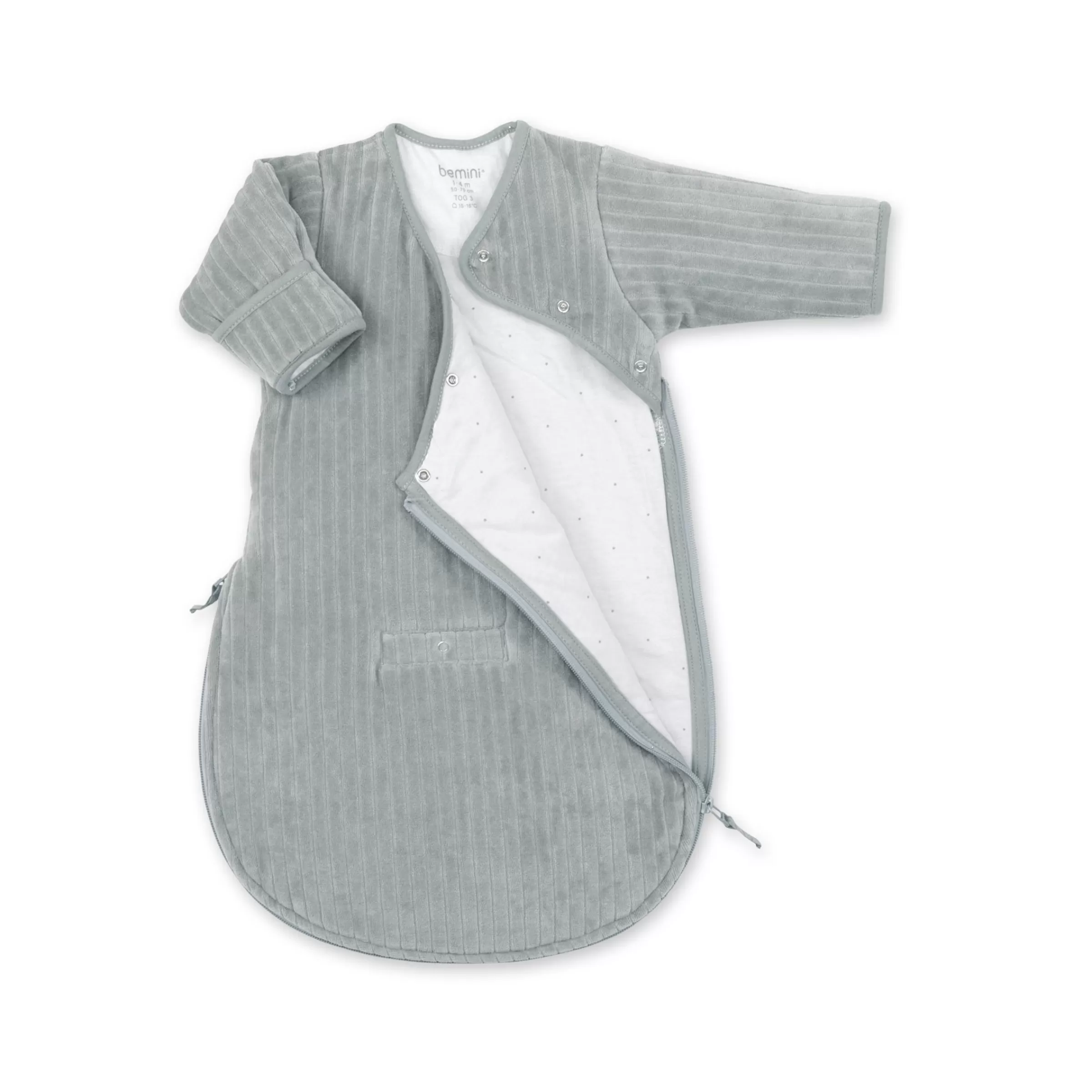 BEMINI Magic Bag Pady Velvet + Jersey 1-4M Tog 3 Grizou Store