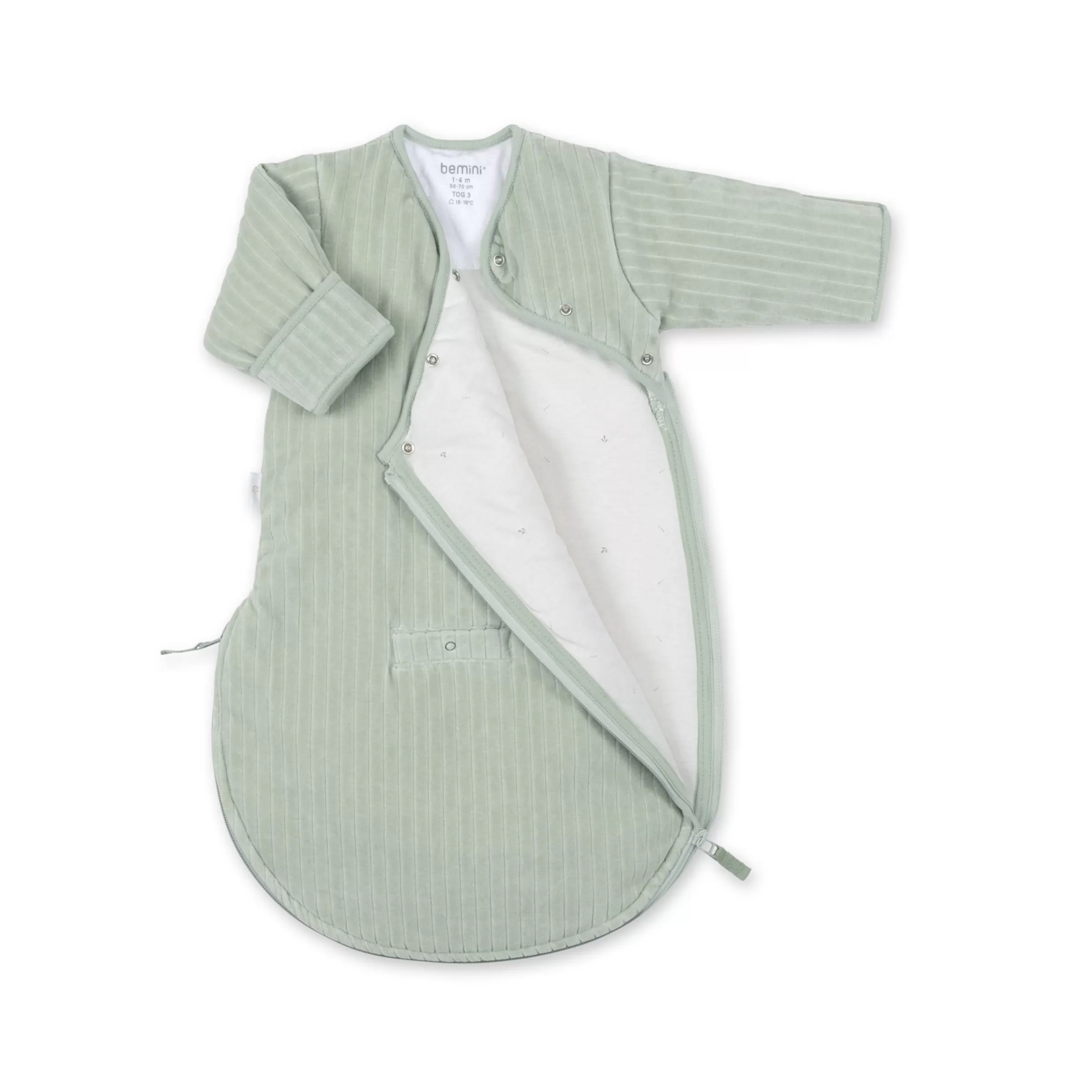 BEMINI Magic Bag Pady Velvet + Jersey 1-4M Tog 3 Almond Cheap
