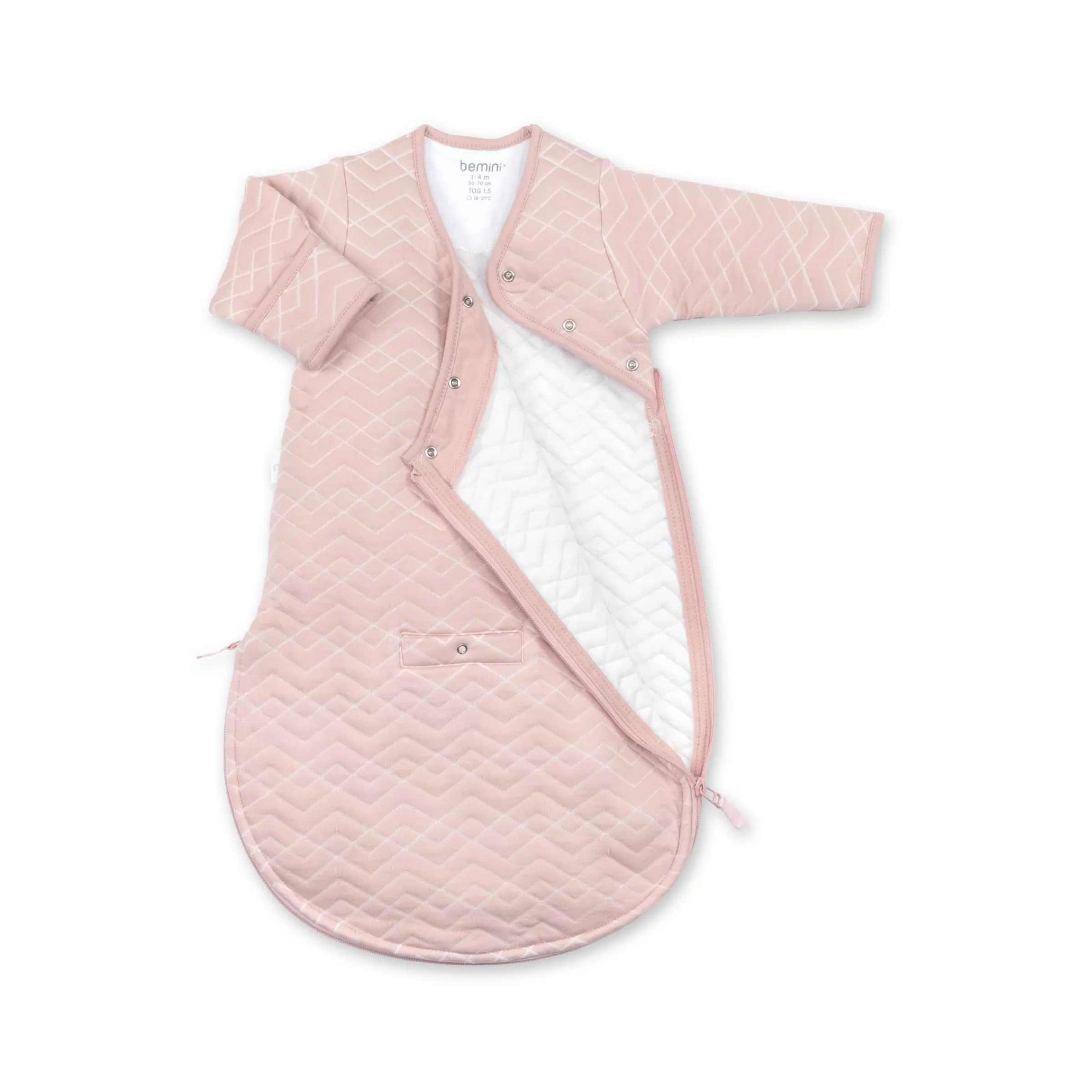 BEMINI Magic Bag Quilted Jersey 1-4M Osaka Tog 1.5 Blush Discount